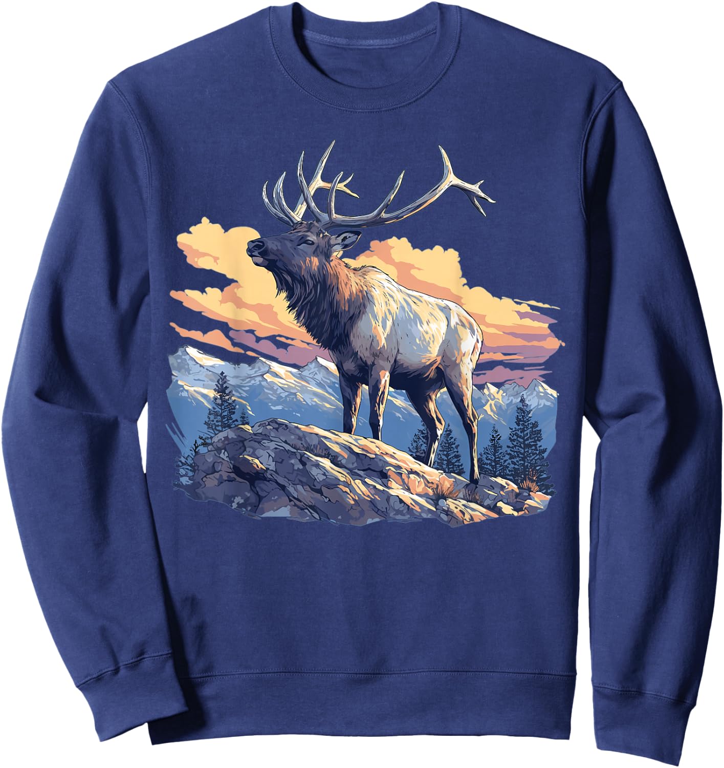 Elks Elk Sweatshirt - Sweatshirt | Navy