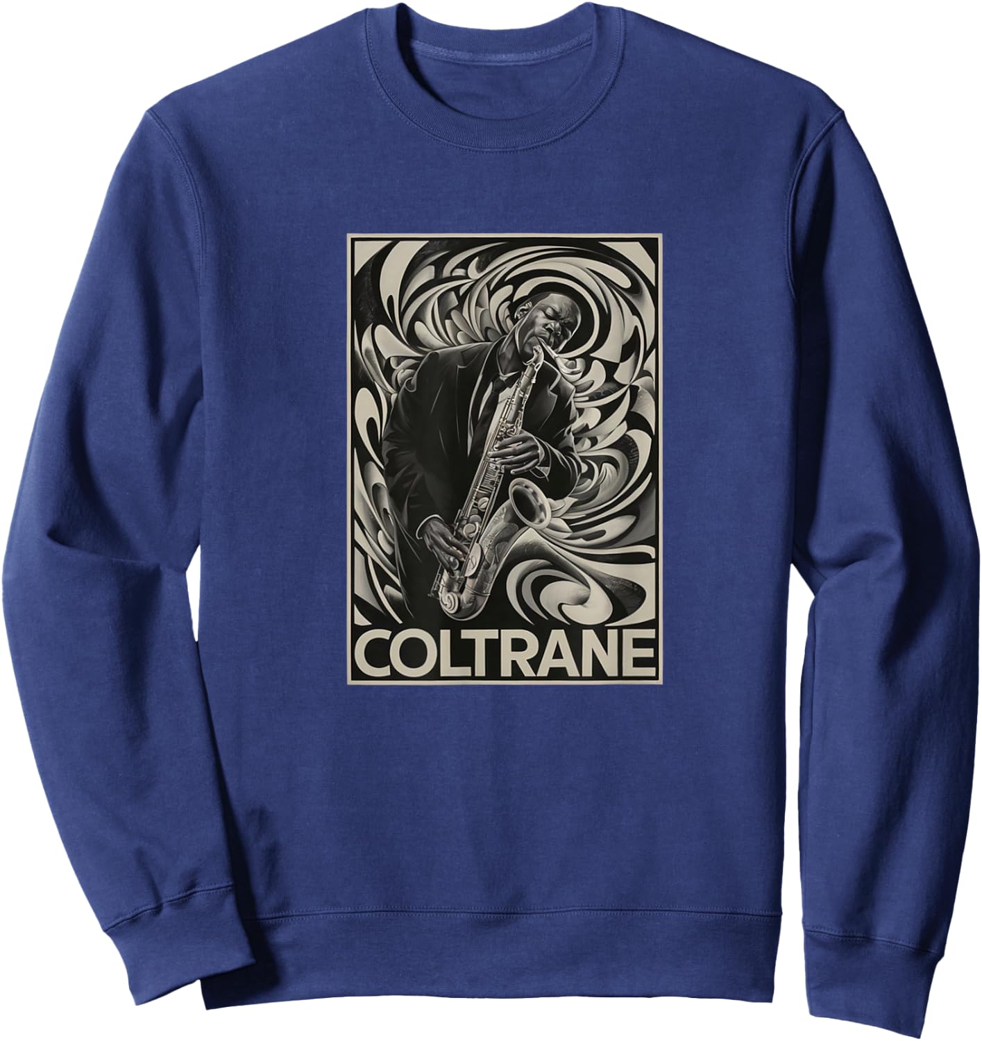 Yes, I Speak Coltrane - Jazz Music Lover Sweatshirt - Sweatshirt | Navy