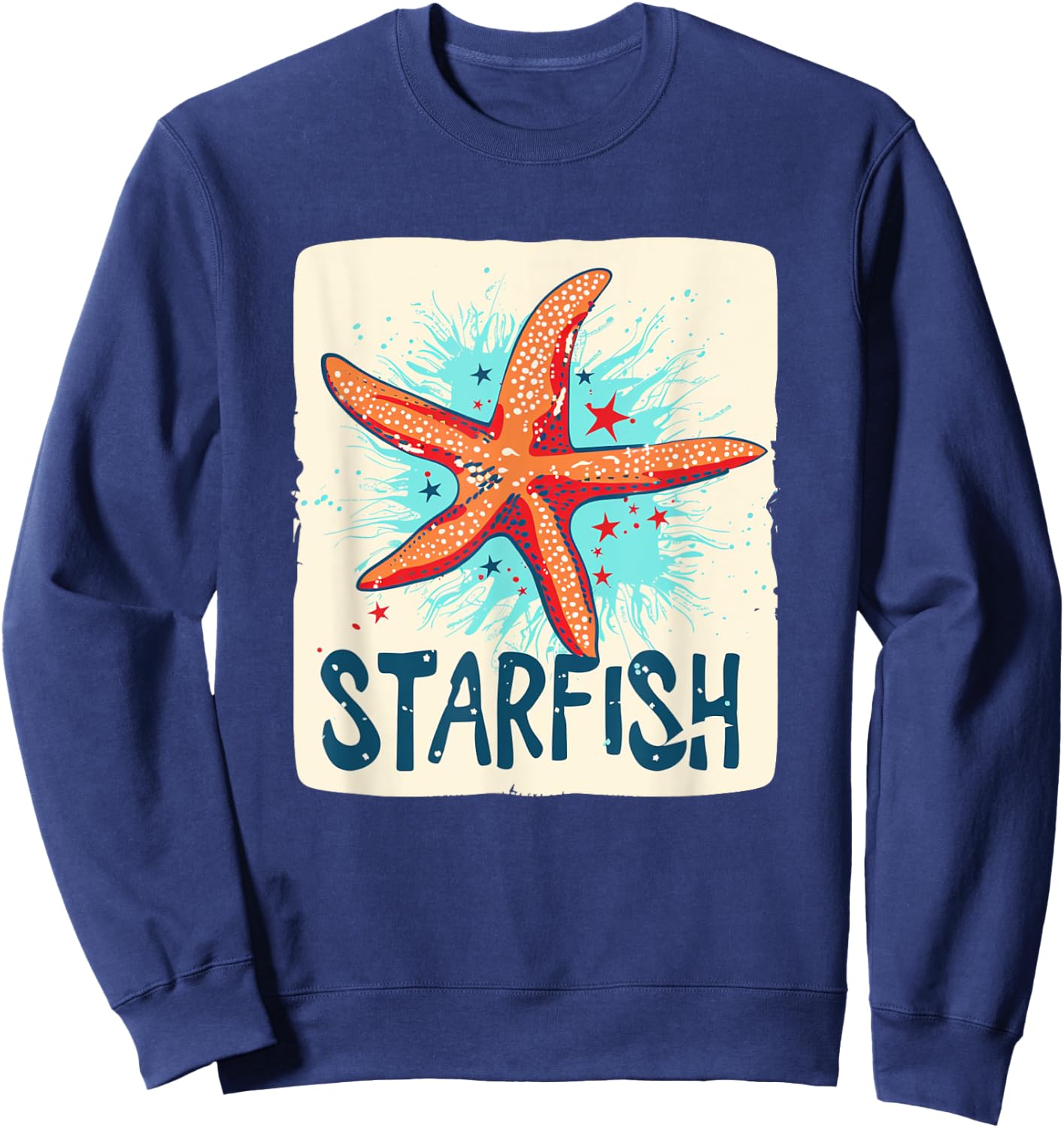 Funny Starfish Costume for Boys and Girls Sweatshirt - Sweatshirt | Navy