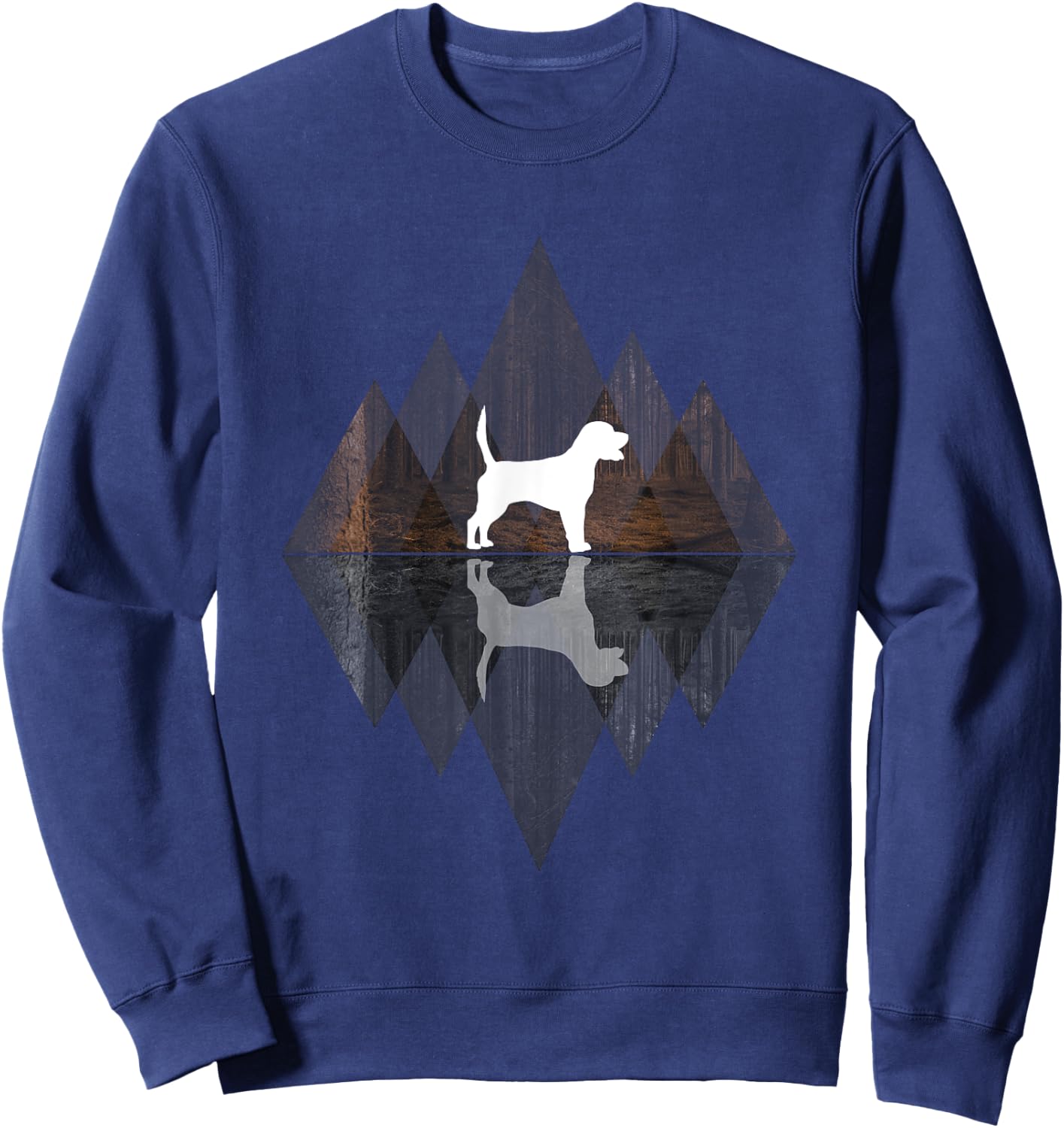 I Love Beagle Sweatshirt - Sweatshirt | Navy