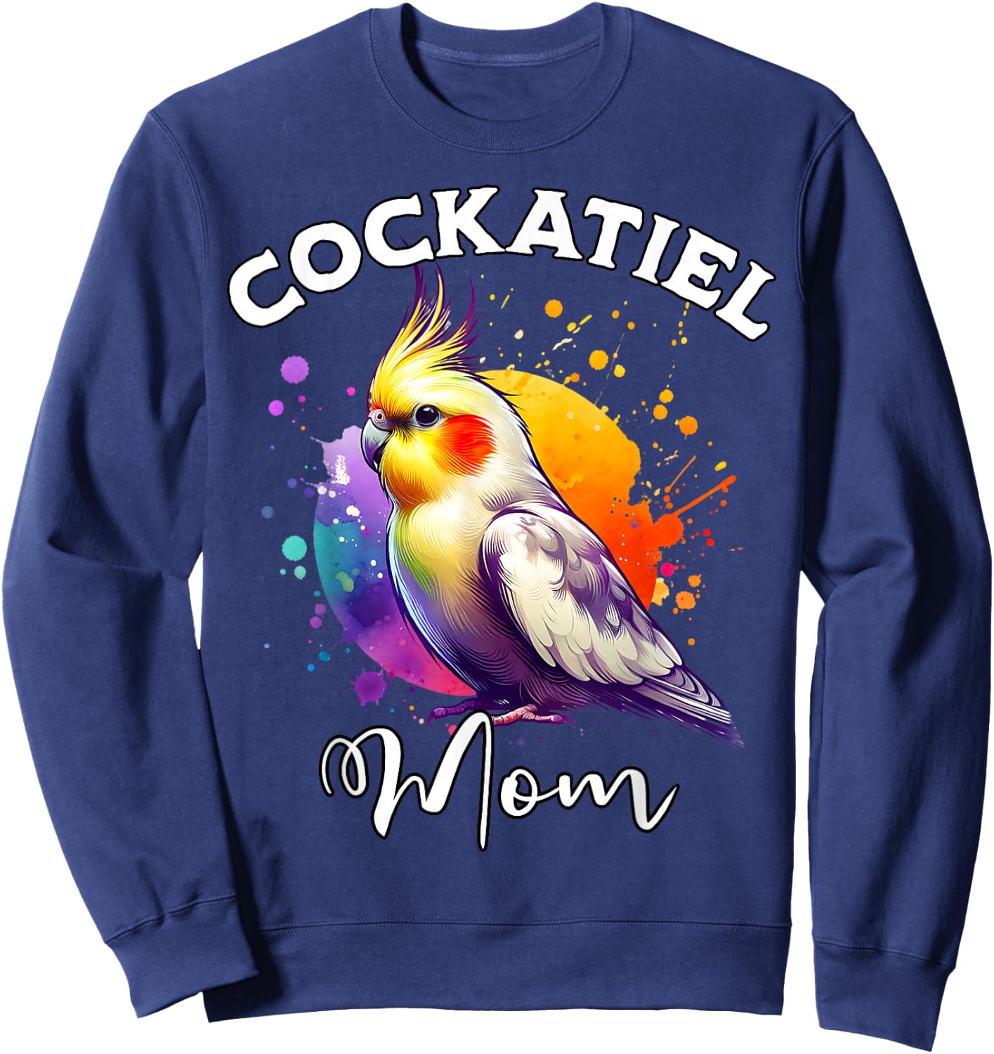 Cockatiel Mama Cockatiel Sweatshirt - Sweatshirt | Navy