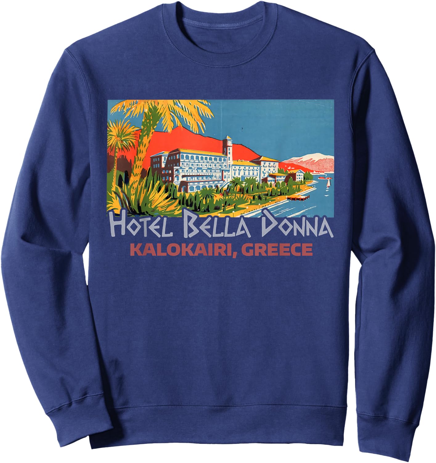 Mamma Musical Bella Donna Kalokairi Greek Island Sweatshirt - Sweatshirt | Navy