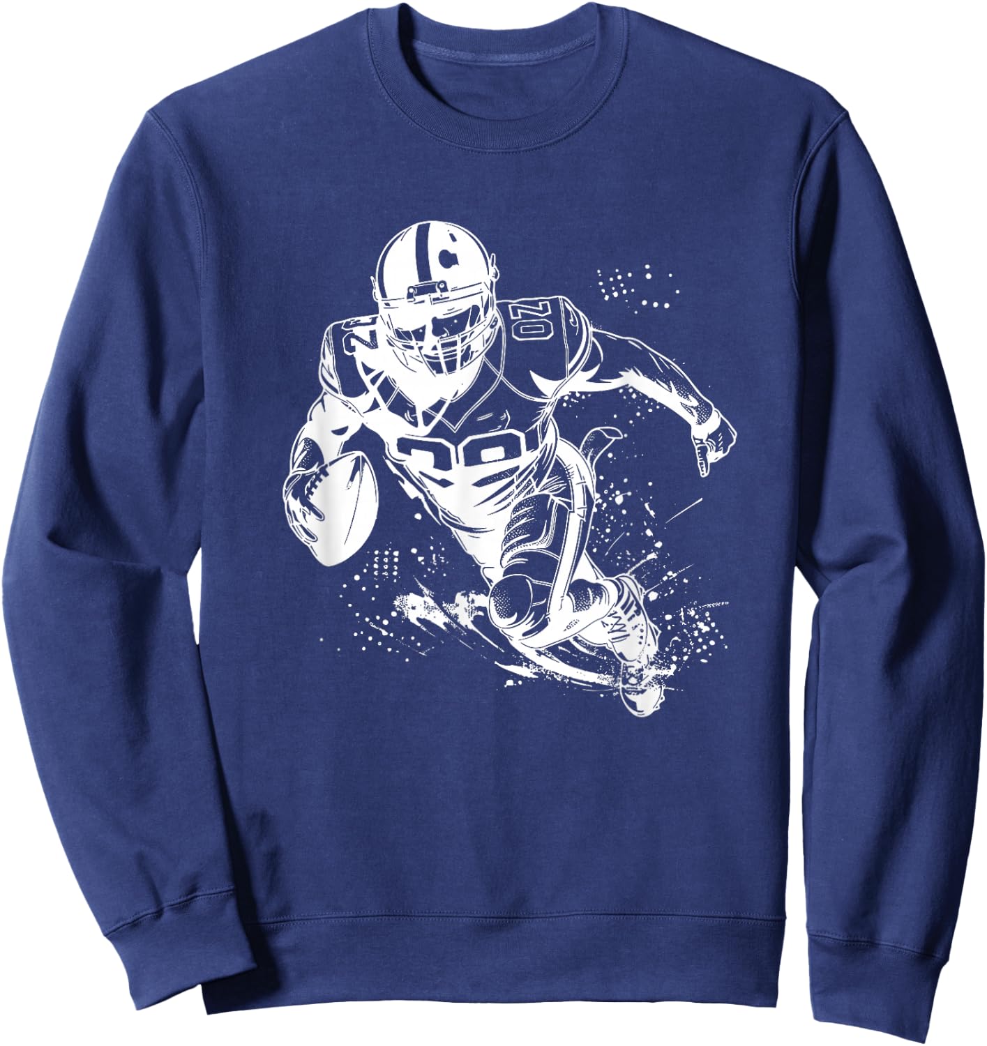Football Player Sweatshirt - Sweatshirt | Navy