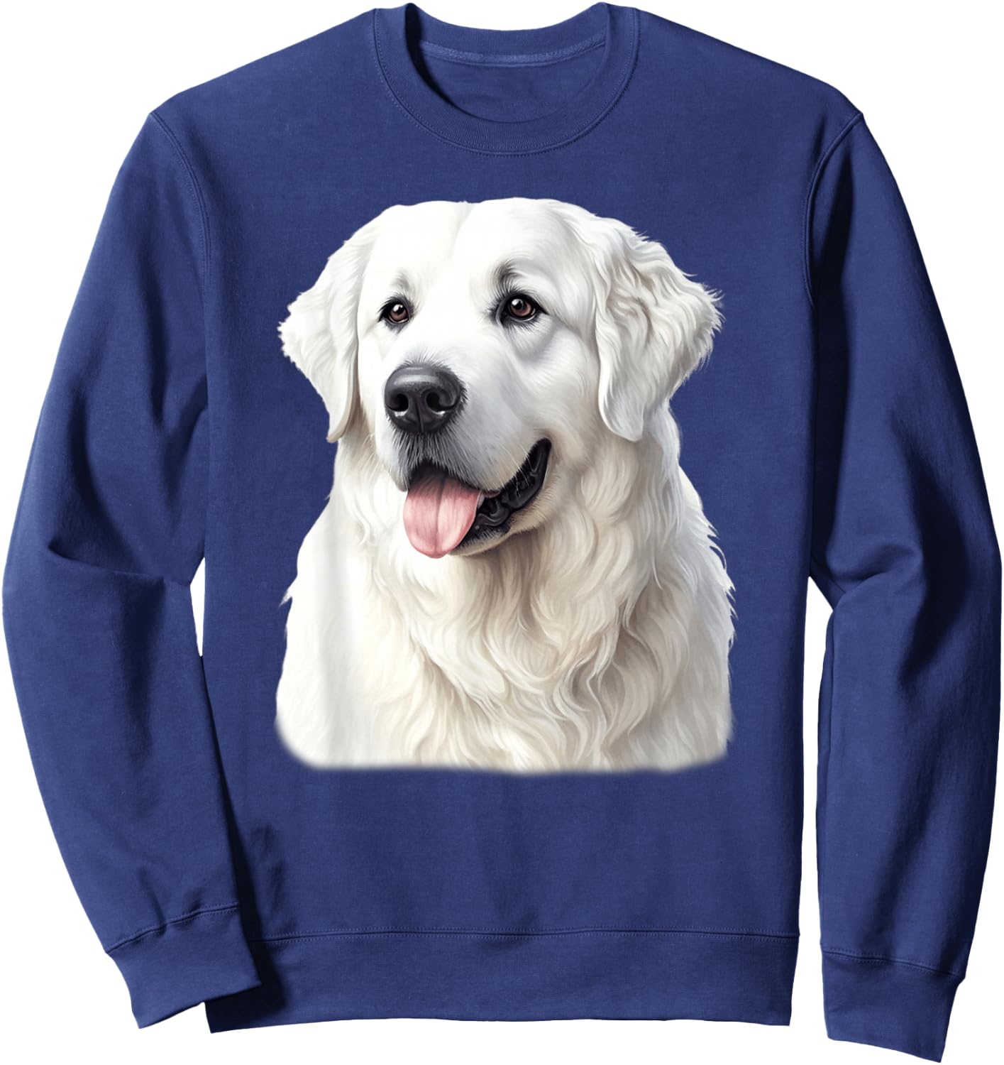 Kuvasz Dog Sweatshirt - Sweatshirt | Navy