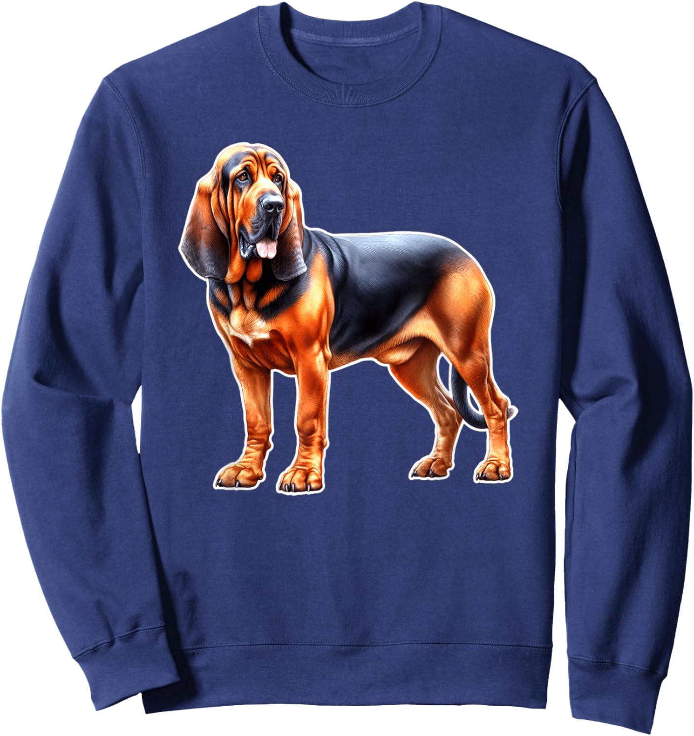 Bloodhound Dog Sweatshirt - Sweatshirt | Navy