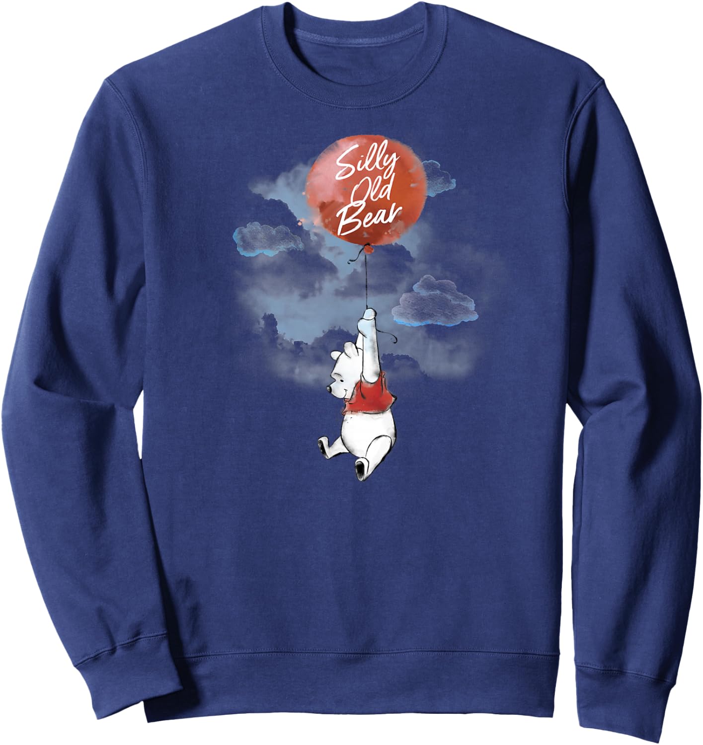 Winnie The Pooh - Silly Old Bear Balloon Sweatshirt - Sweatshirt | Navy