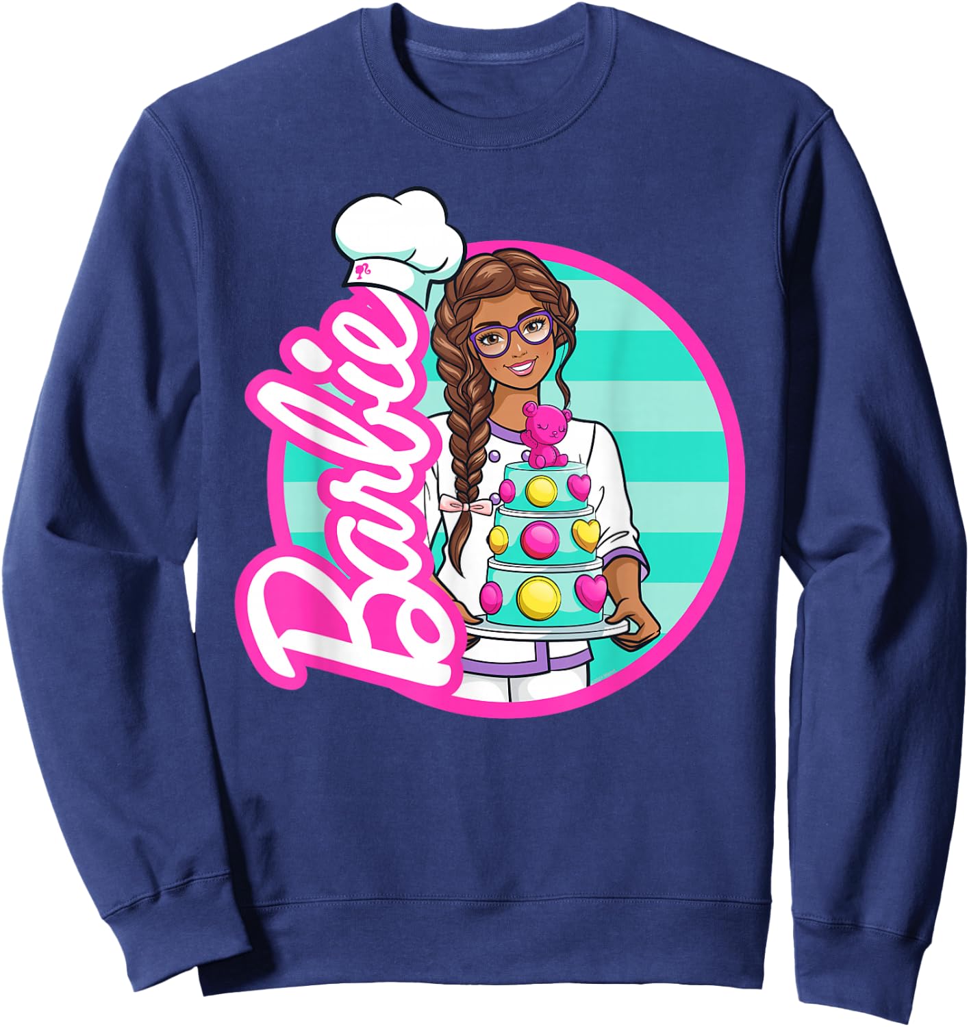 Barbie - Dessert Delight Pastry Chef Sweatshirt - Sweatshirt | Navy