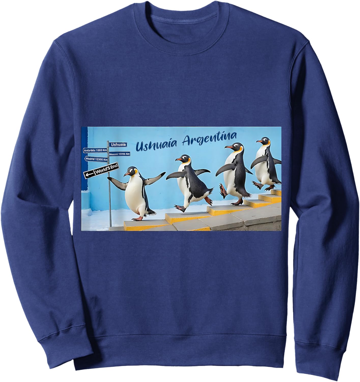 Ushuaia Tierra De Fuego Argentina Sweatshirt - Sweatshirt | Navy