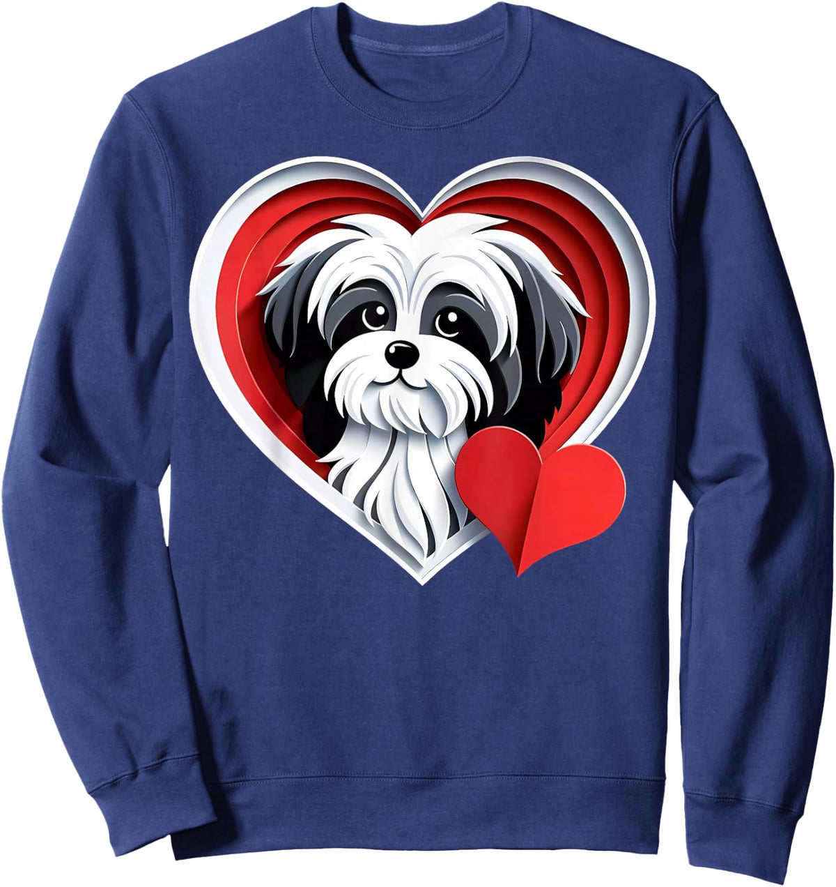Cute Havanese Sweatshirt - Sweatshirt | Navy