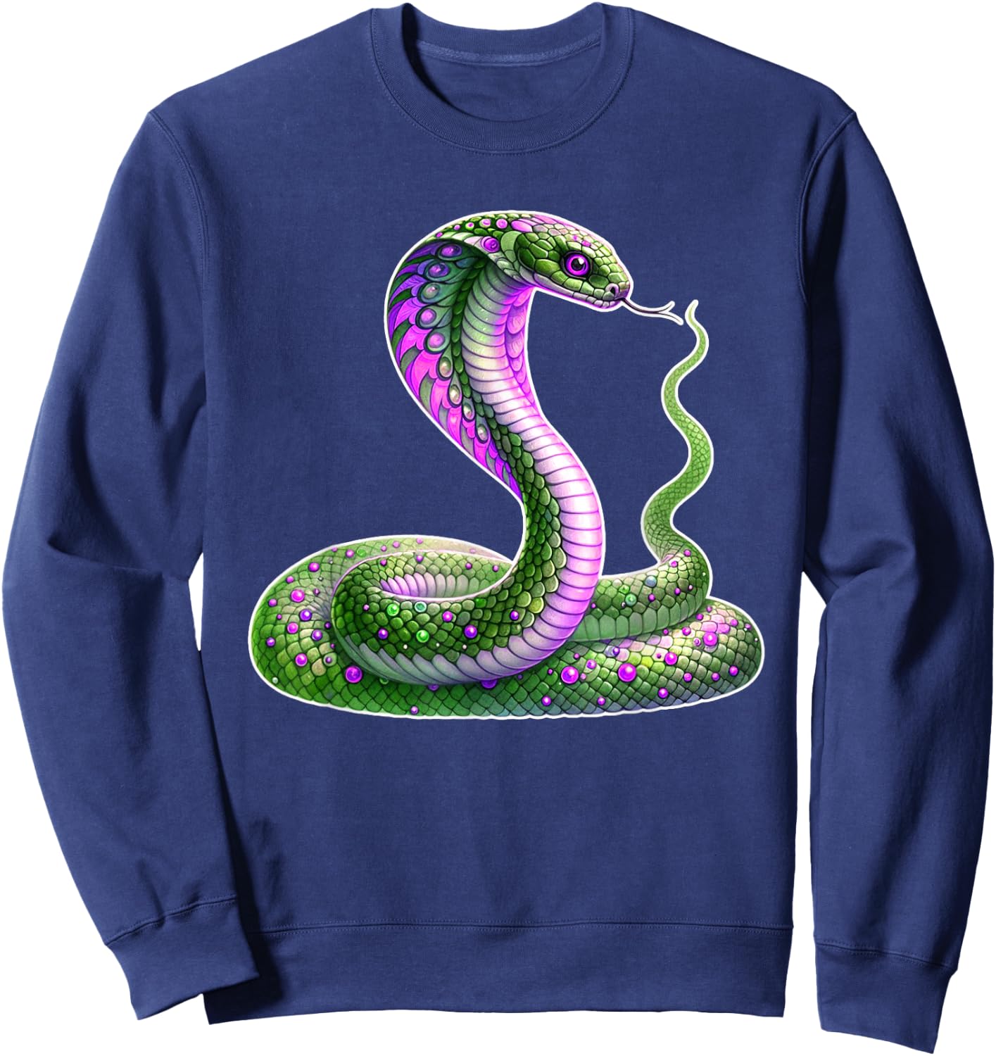 Magical Snake Cobra Sweatshirt - Sweatshirt | Navy