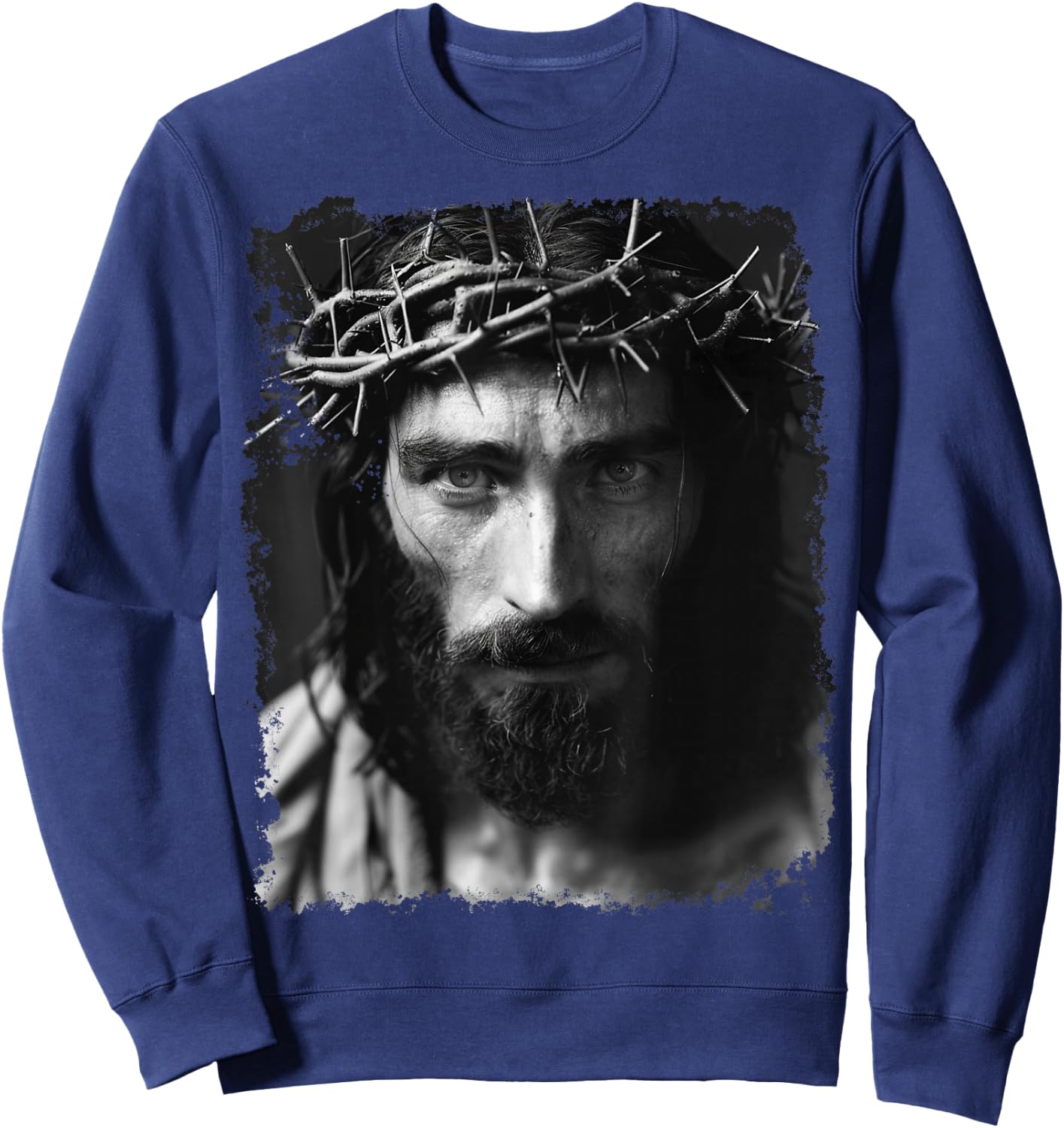 Lord Savior Jesus Christ Sweatshirt - Sweatshirt | Navy