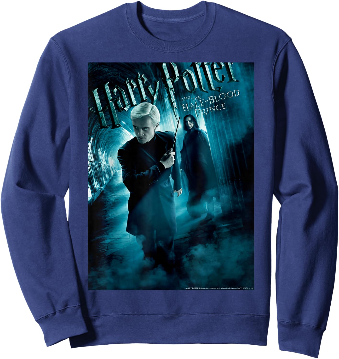 Harry Potter Half-Blood Prince Draco And Snape Poster Sweatshirt - Sweatshirt | Navy