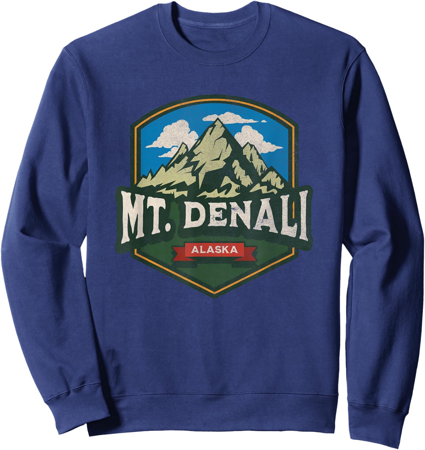 Mount Denali Souvenir / Mt. Denali Sweatshirt - Sweatshirt | Navy