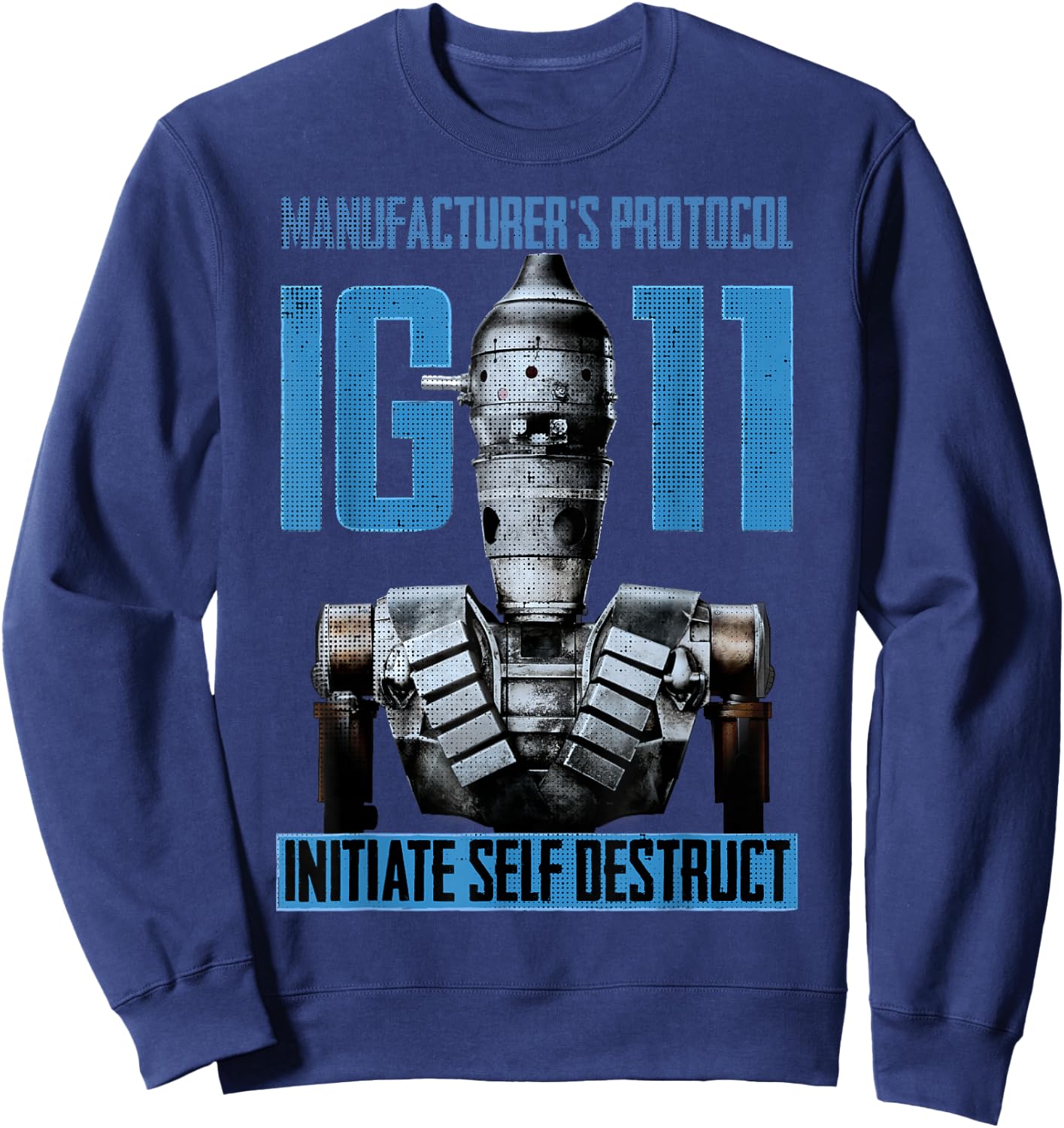 Star Wars The Mandalorian IG-11 Manufacturer's Protocol Sweatshirt - Sweatshirt | Navy