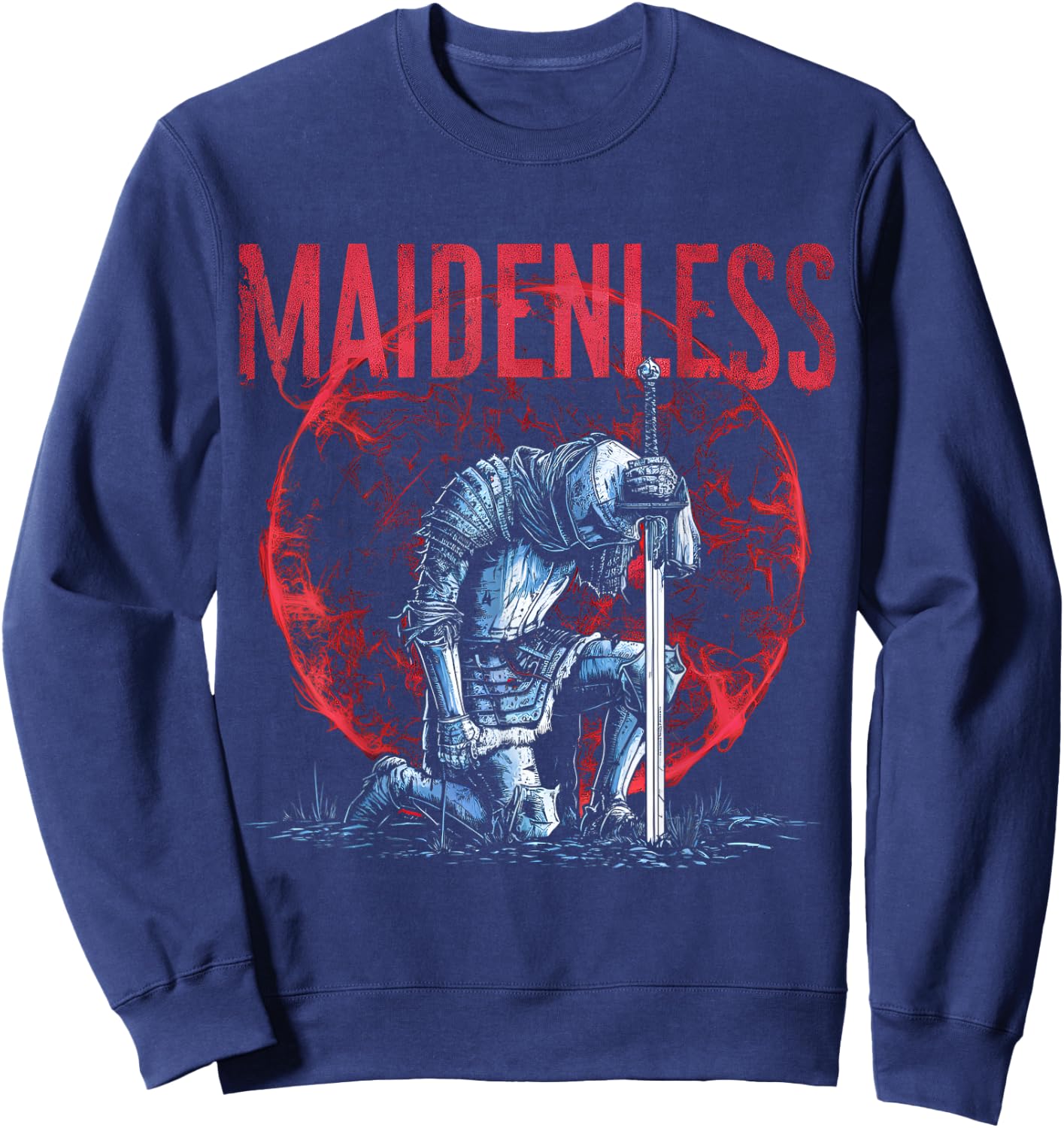 Maidenless Elden RPG Gamer Sweatshirt - Sweatshirt | Navy