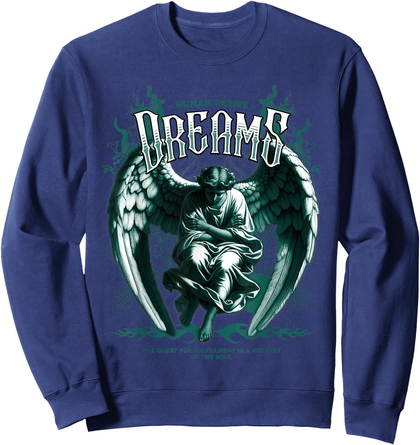 Human Desire Oxidized Green 4s Matching Women Sweatshirt - Sweatshirt | Navy