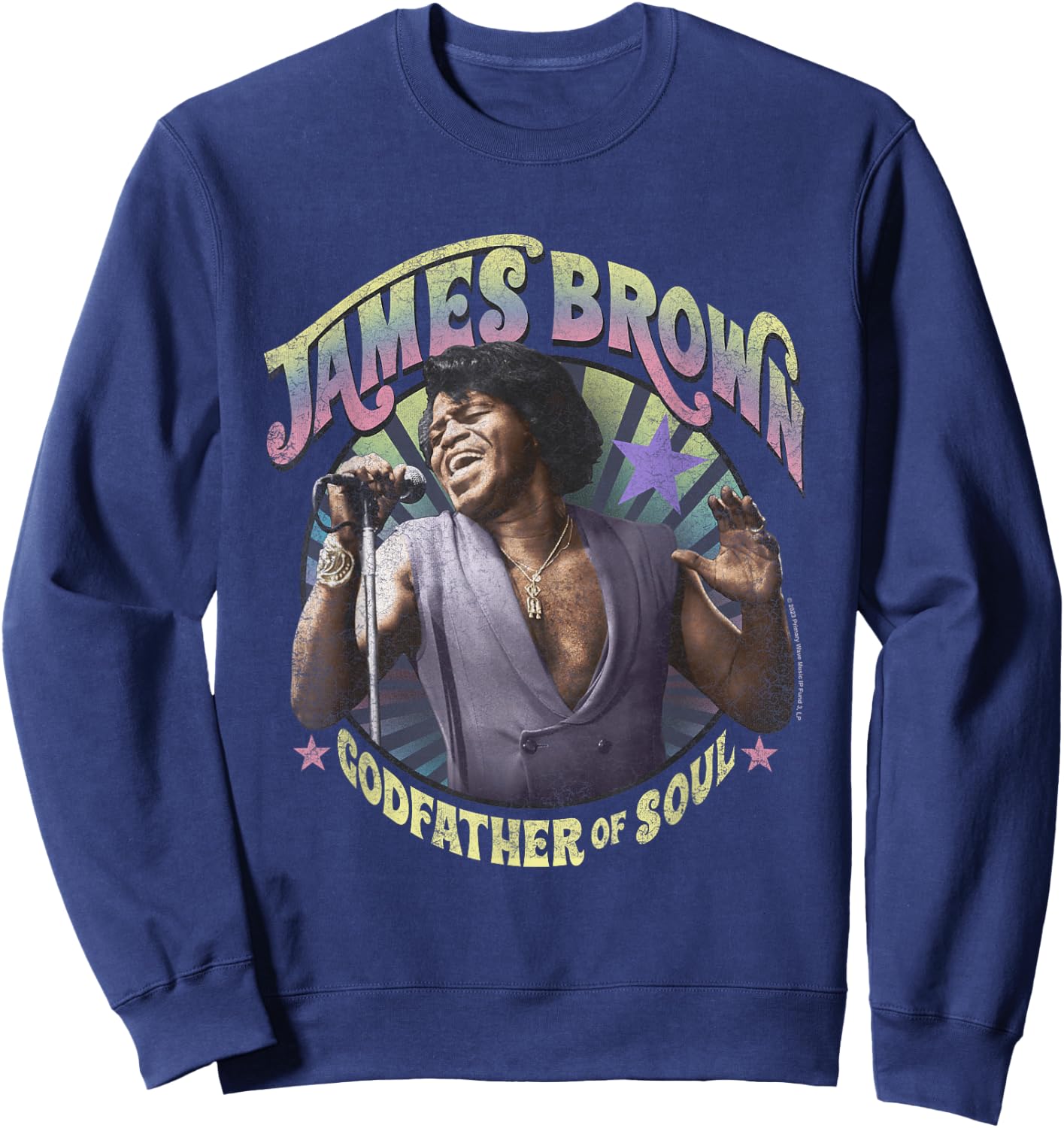 James Brown Godfather of Soul Sweatshirt - Sweatshirt | Navy