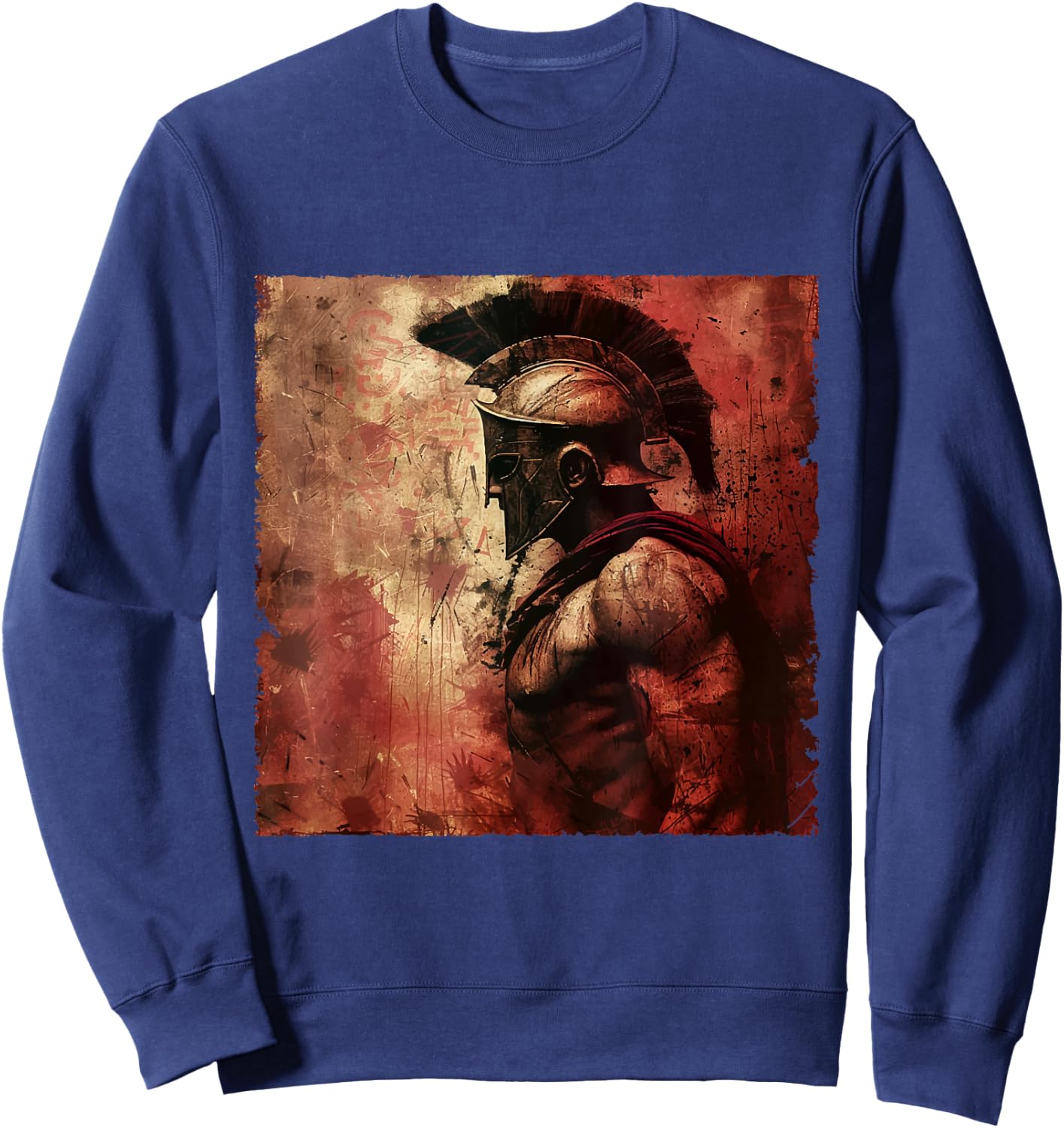 Sparta Spartan Fighter Helmet Greeks Leonidas Sparta Sweatshirt - Sweatshirt | Navy