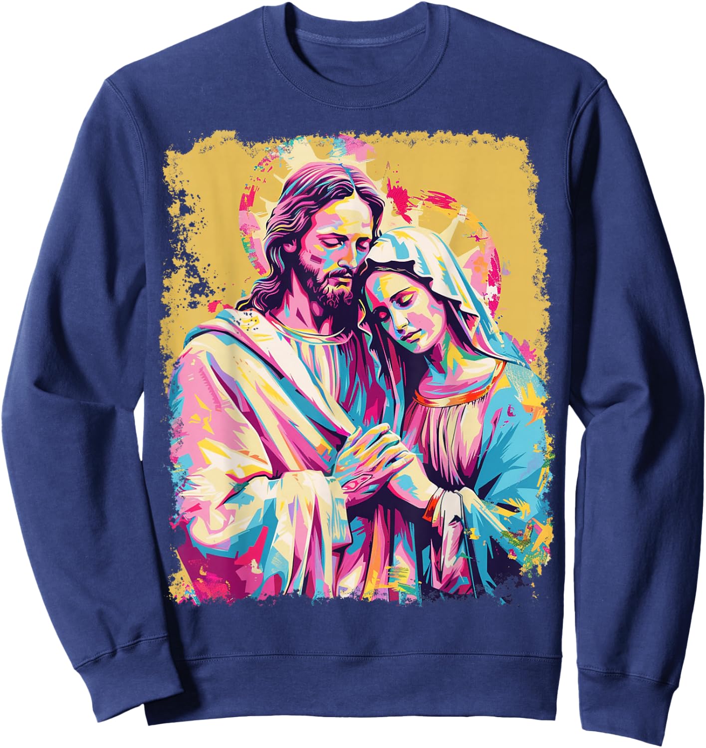 Jesus Christ Saint Mary Magdalene Sweatshirt - Sweatshirt | Navy