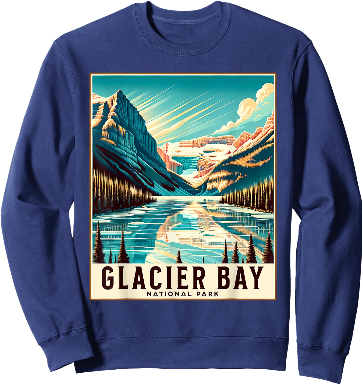 Glacier Bay National Park Sweatshirt - Sweatshirt | Navy