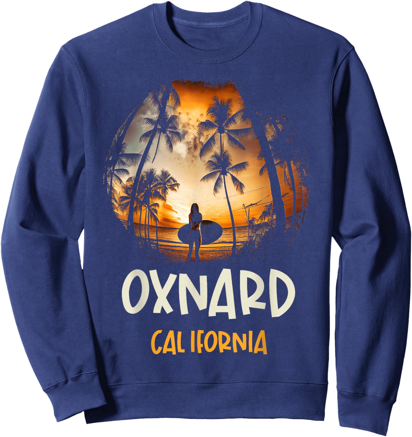 Oxnard California Sweatshirt - Sweatshirt | Navy