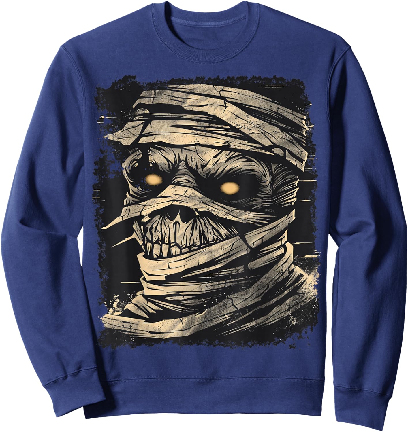 Classic Mummy Halloween Costume Men Women Sweatshirt - Sweatshirt | Navy