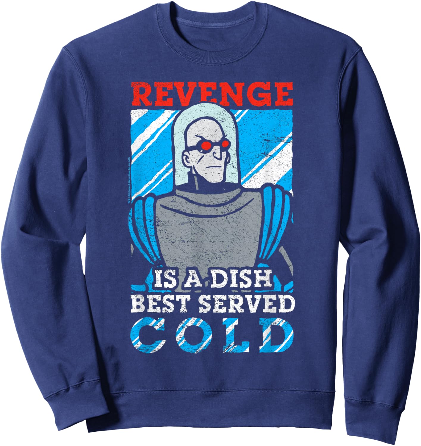 Batman: The Animated Series Mr. Freeze Served Cold Sweatshirt - Sweatshirt | Navy