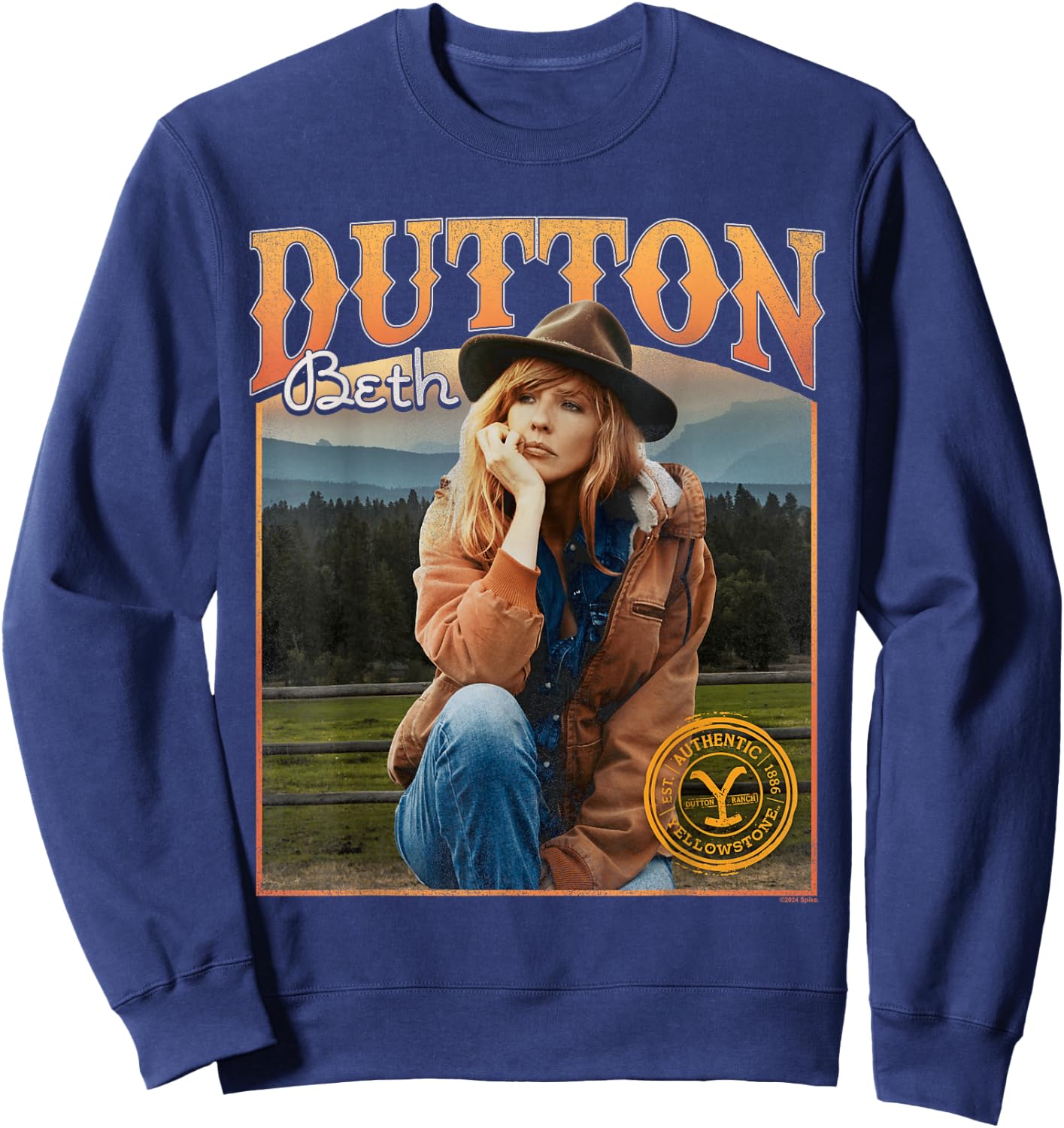 Yellowstone Beth Dutton Thoughts Sweatshirt - Sweatshirt | Navy