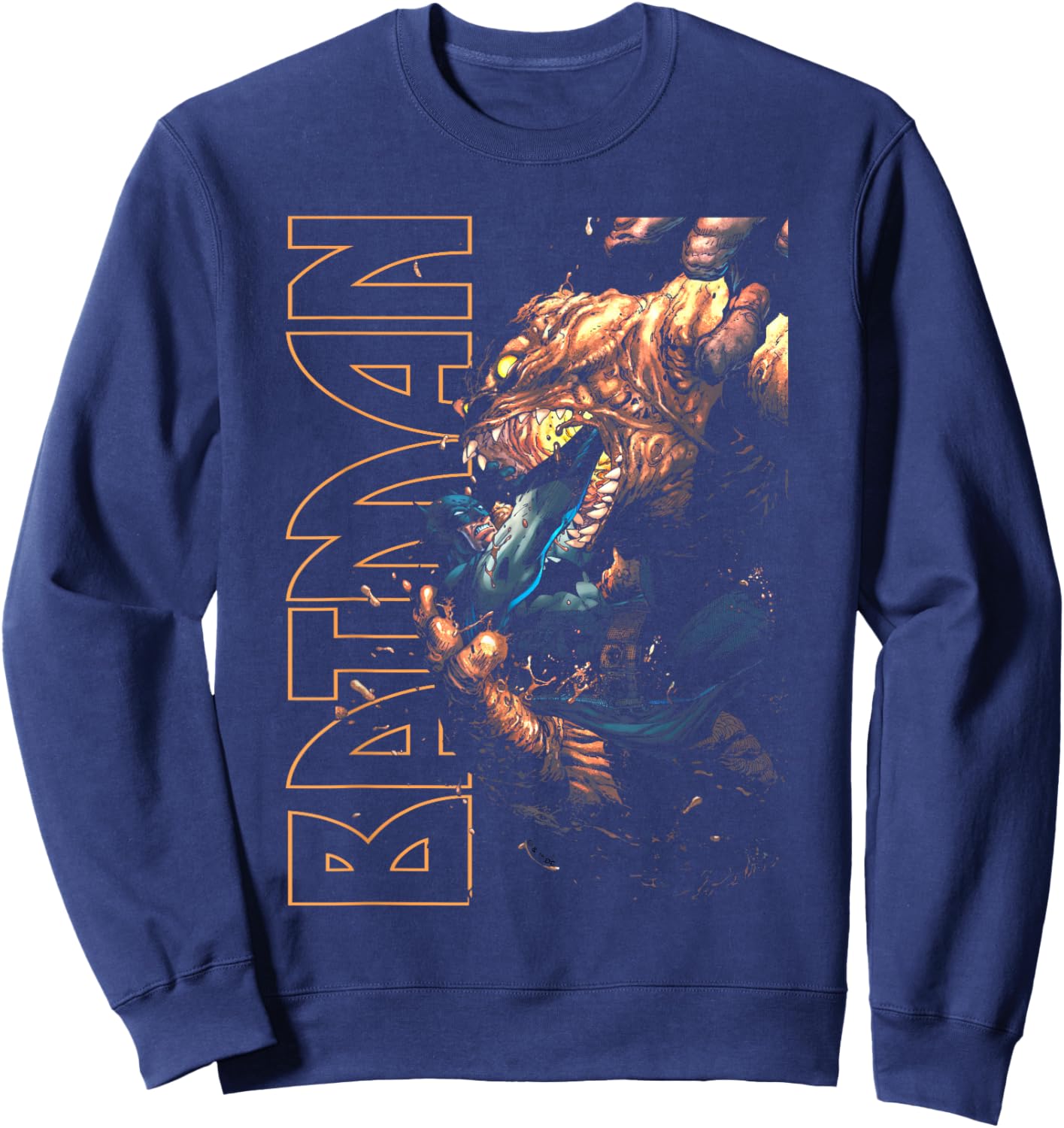 Batman Clayface Attack Sweatshirt - Sweatshirt | Navy