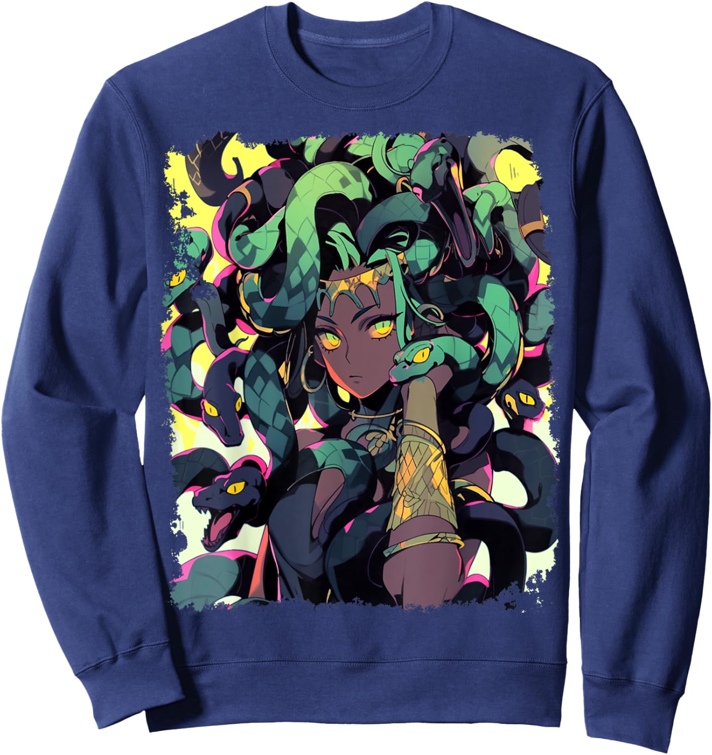 Medusa Graphic Sweatshirt - Sweatshirt | Navy