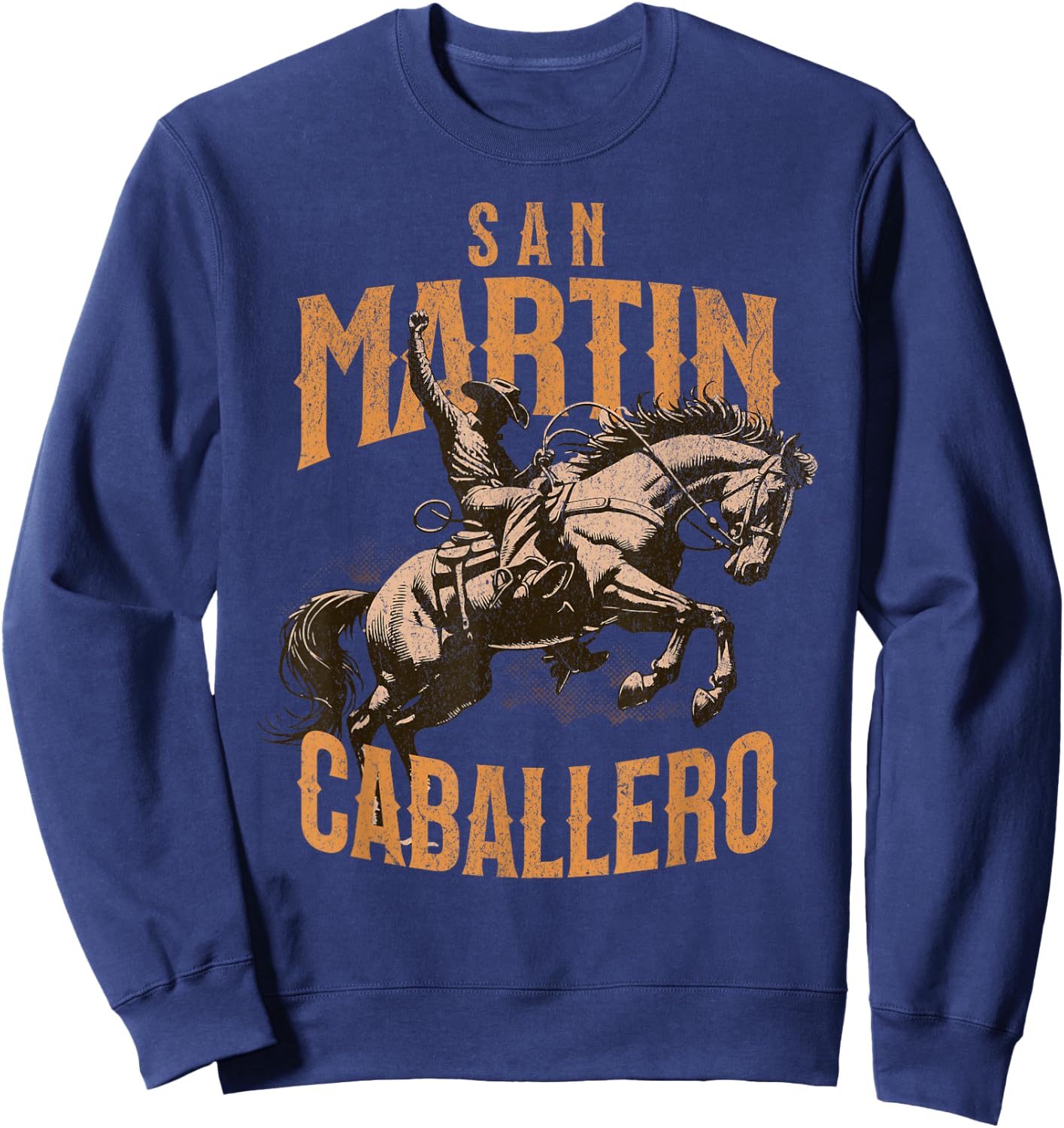 San Martin Caballero St Martin of Tours Catholic Saint Horse Sweatshirt - Sweatshirt | Navy