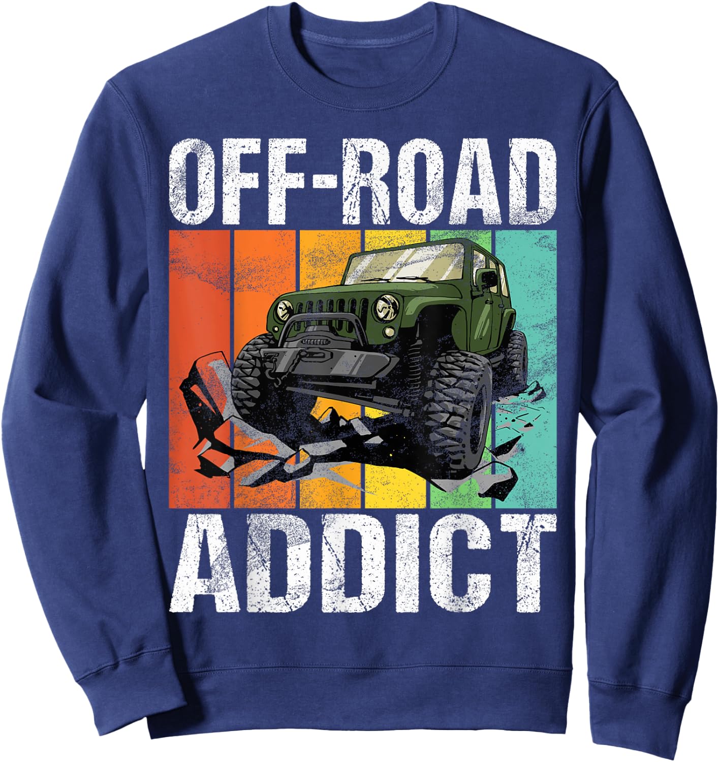 Off-Road Addict Offroad Sweatshirt - Sweatshirt | Navy