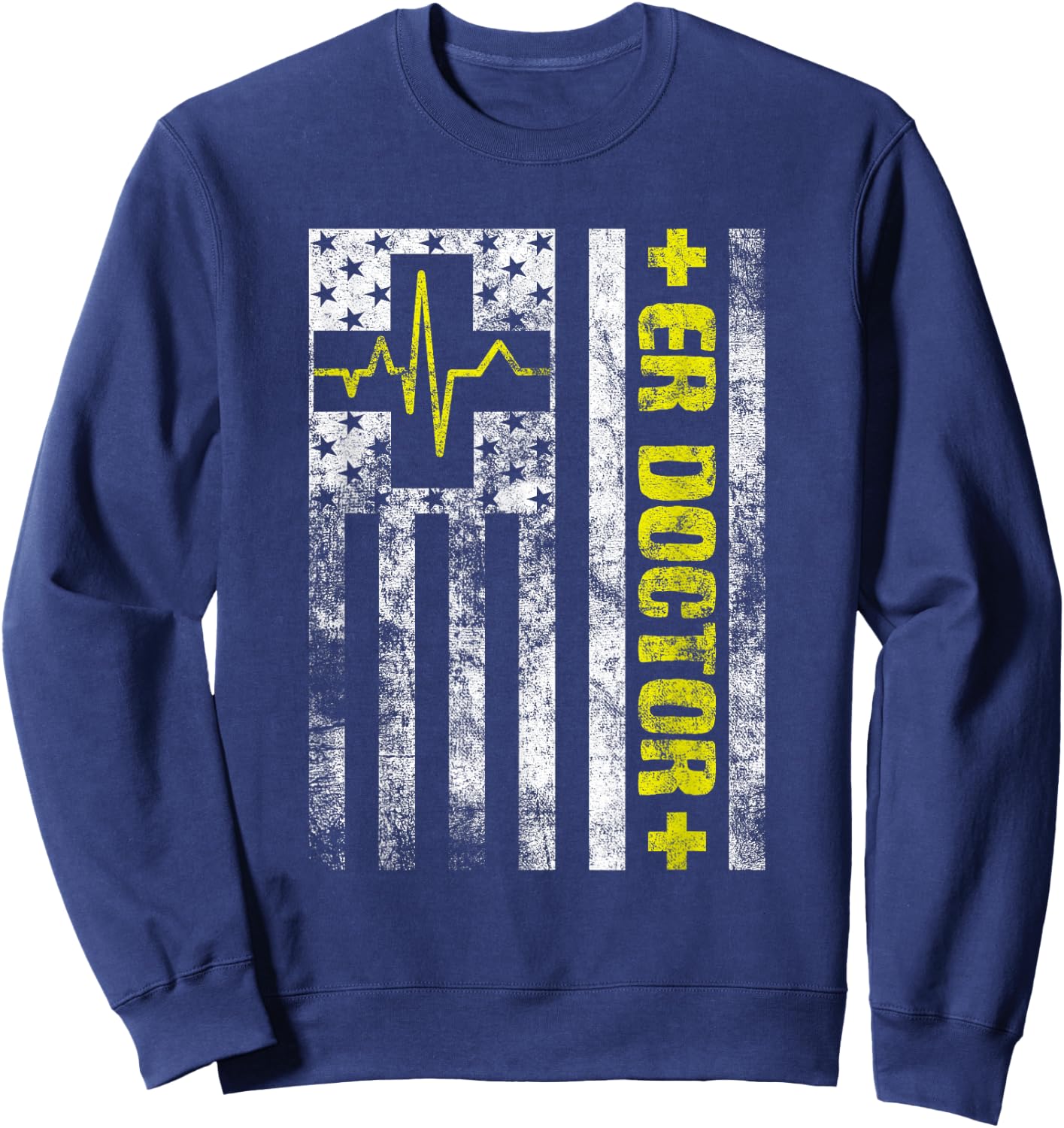 Emergency Department Emergency Medicine Physician ER Doctor Sweatshirt - Sweatshirt | Navy