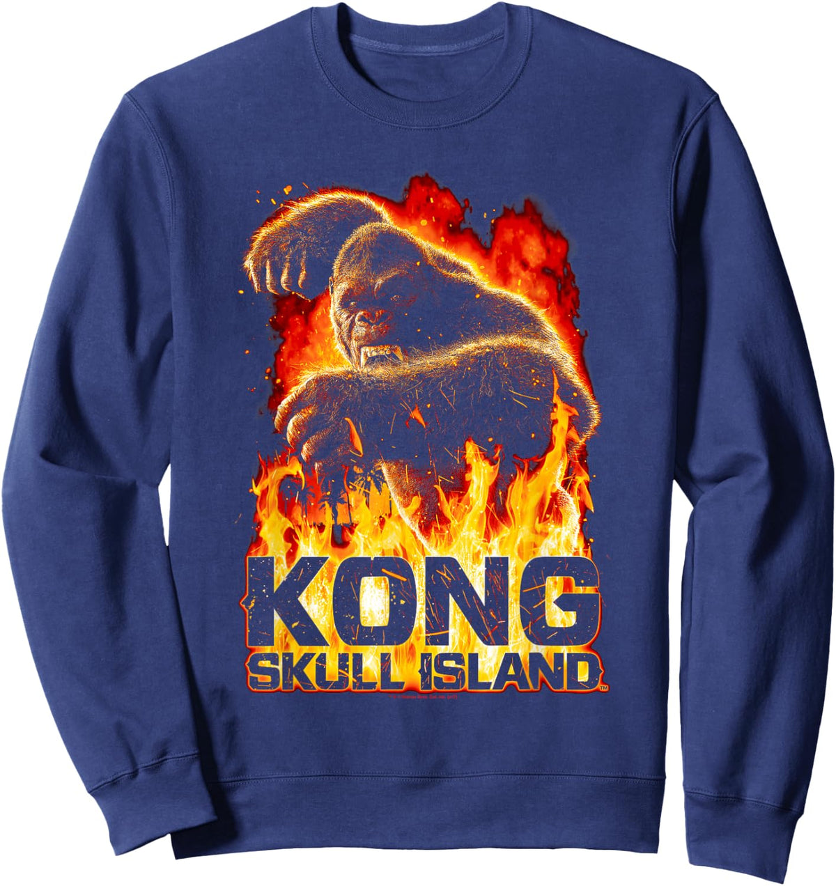 Kong: Skull Island Out of the Fire Sweatshirt - Sweatshirt | Navy