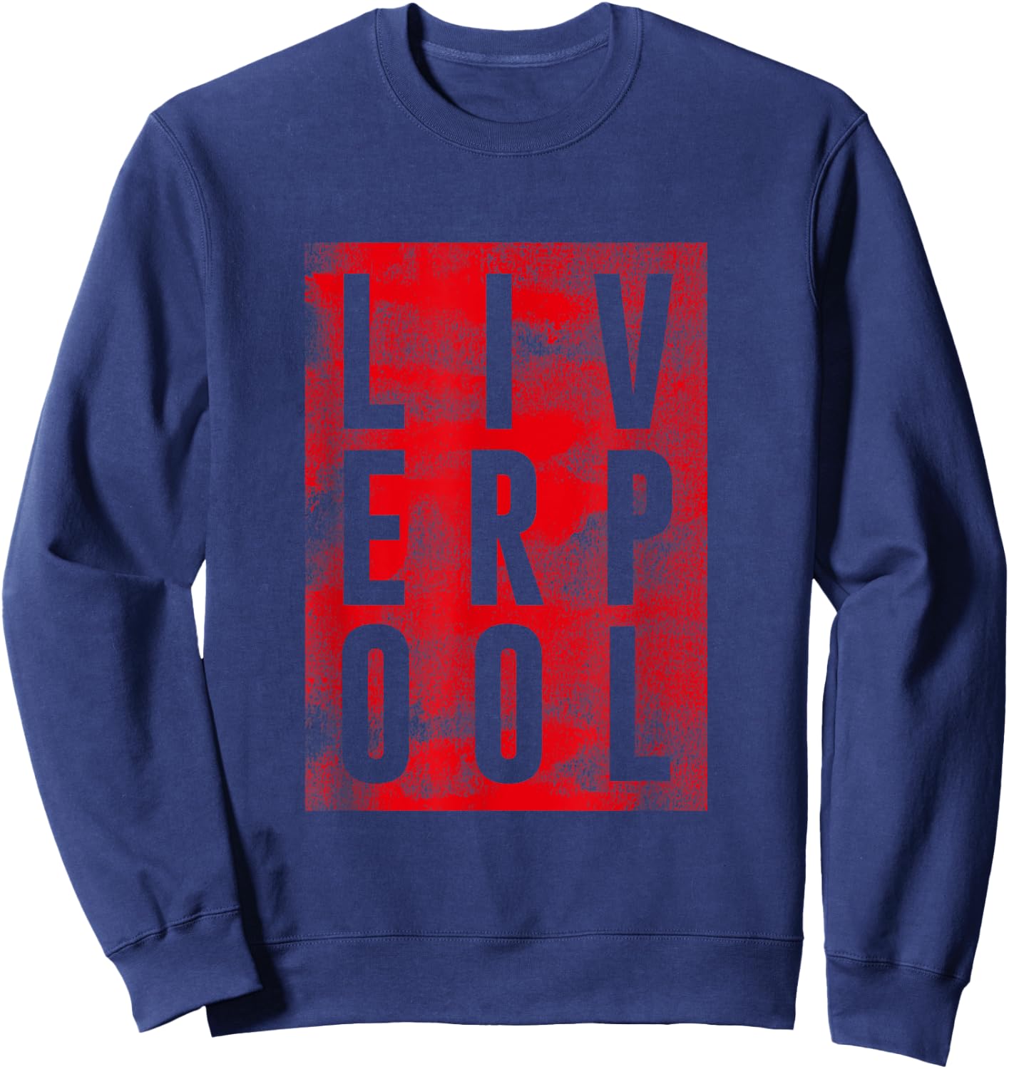 Liverpool City Tourist Souvenir Gift UK England Men Women Sweatshirt - Sweatshirt | Navy