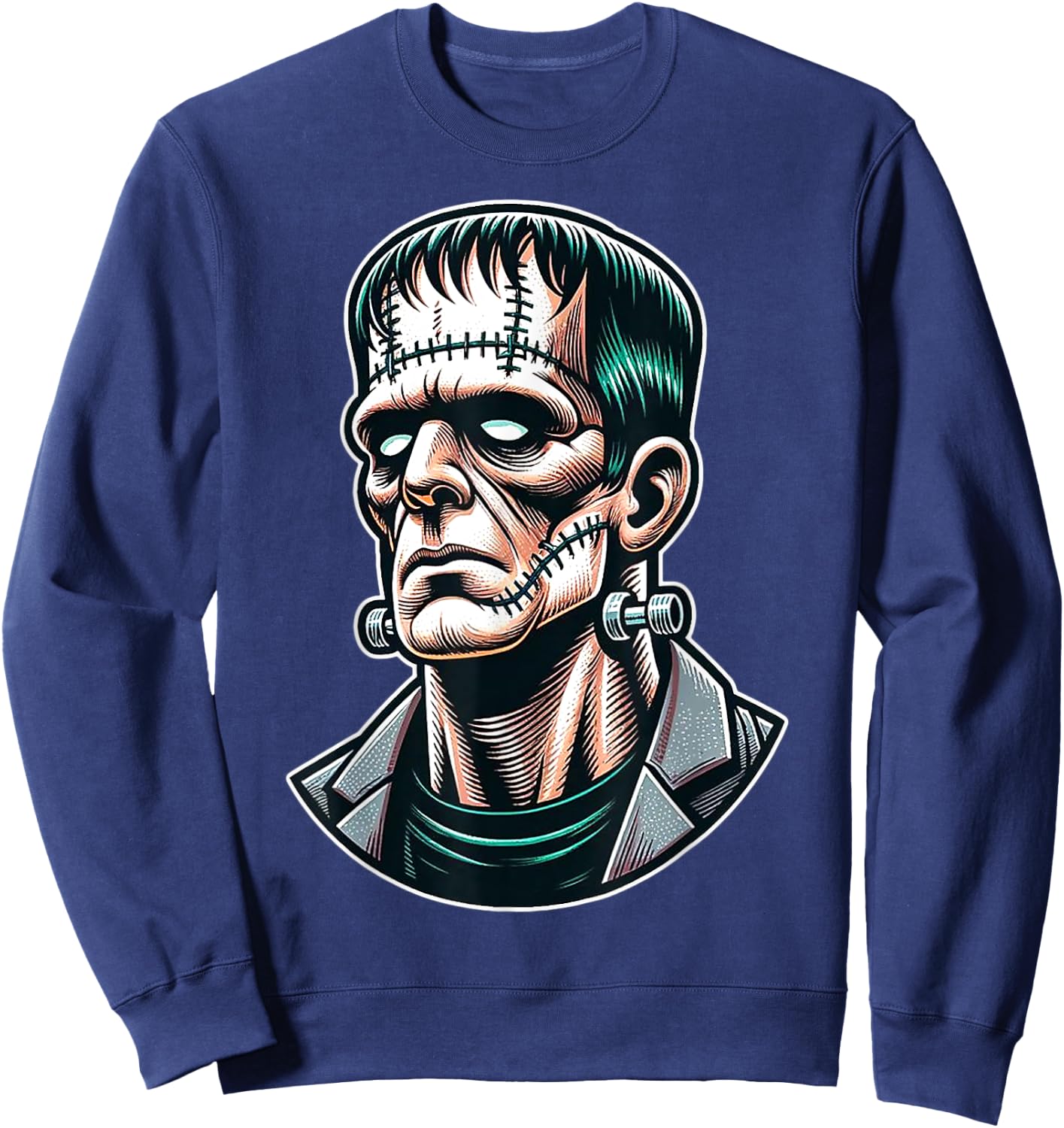 Frankenstein Monster Sweatshirt - Sweatshirt | Navy