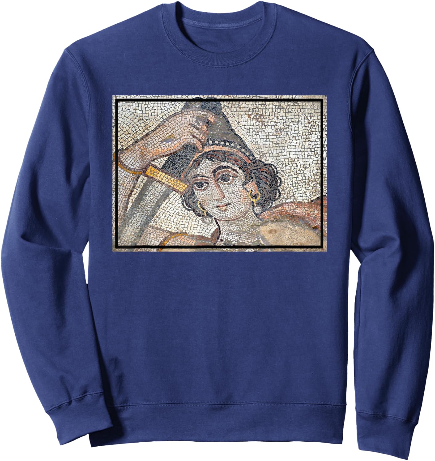 Hippolyta Mosaic Sweatshirt - Sweatshirt | Navy