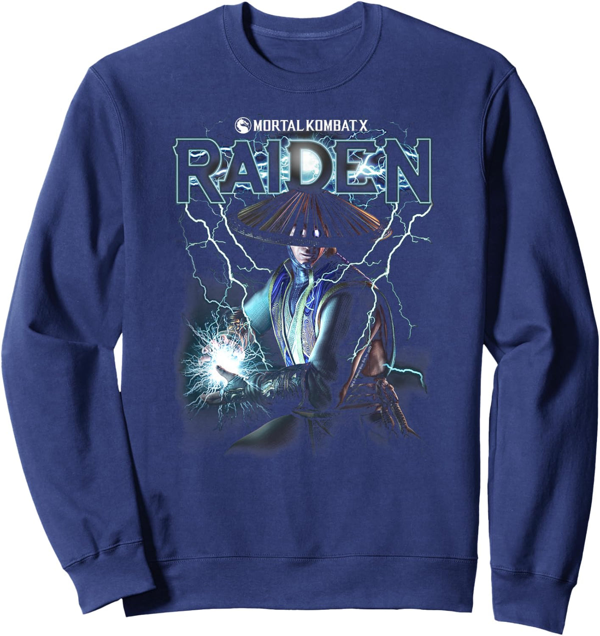 Mortal Kombat X Raiden Sweatshirt - Sweatshirt | Navy