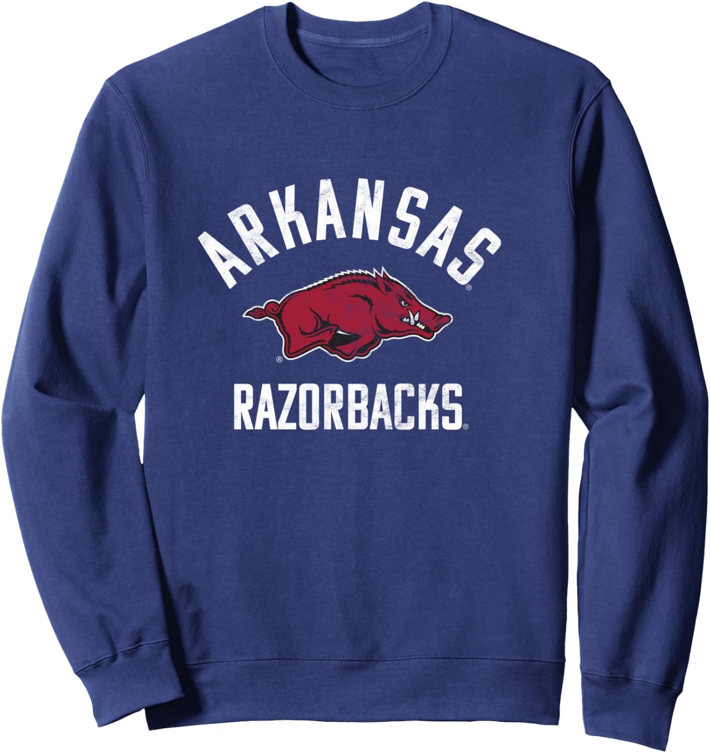 University of Arkansas Razorbacks Large Sweatshirt - Sweatshirt | Navy