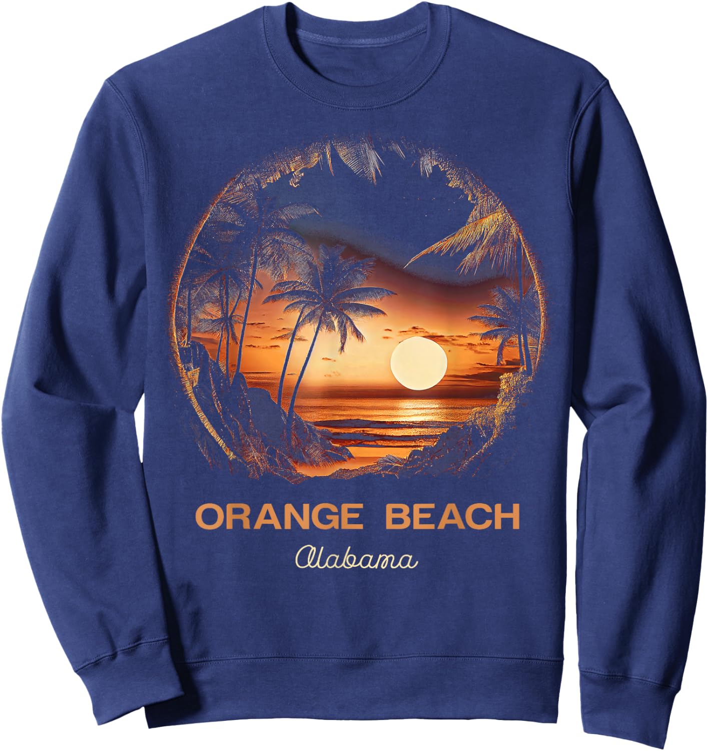 Orange Beach Alabama Sweatshirt - Sweatshirt | Navy