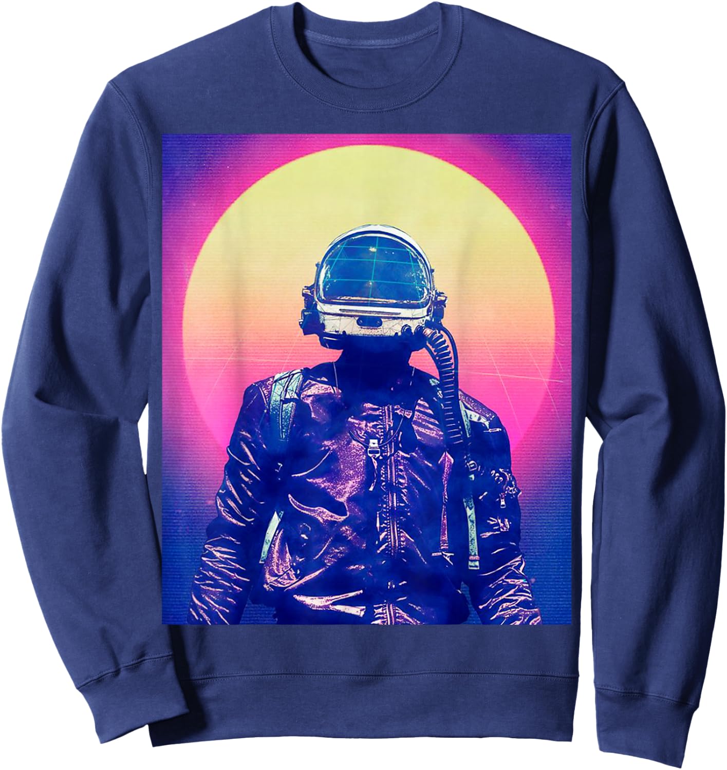 Synthwave Ranger | 80's Retro Design Sweatshirt - Sweatshirt | Navy