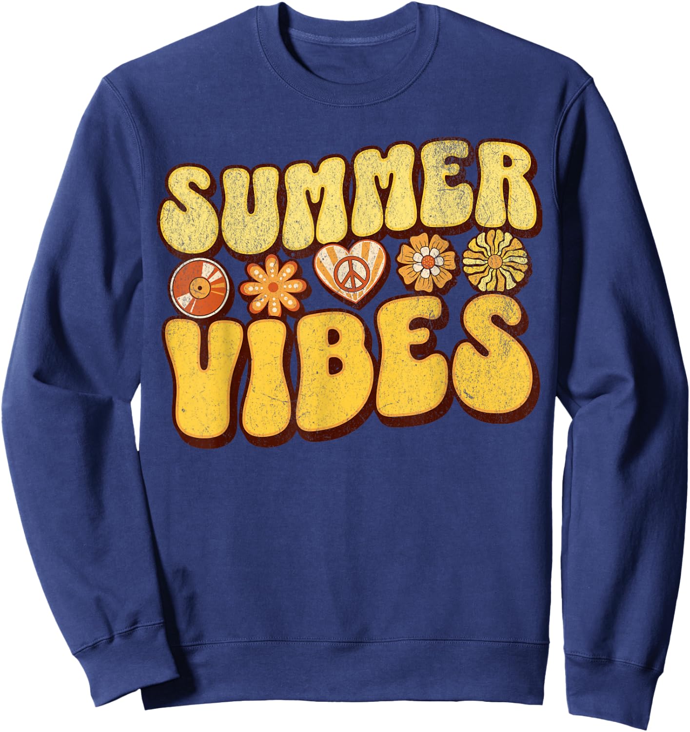 Summer Vibes Sweatshirt - Sweatshirt | Navy