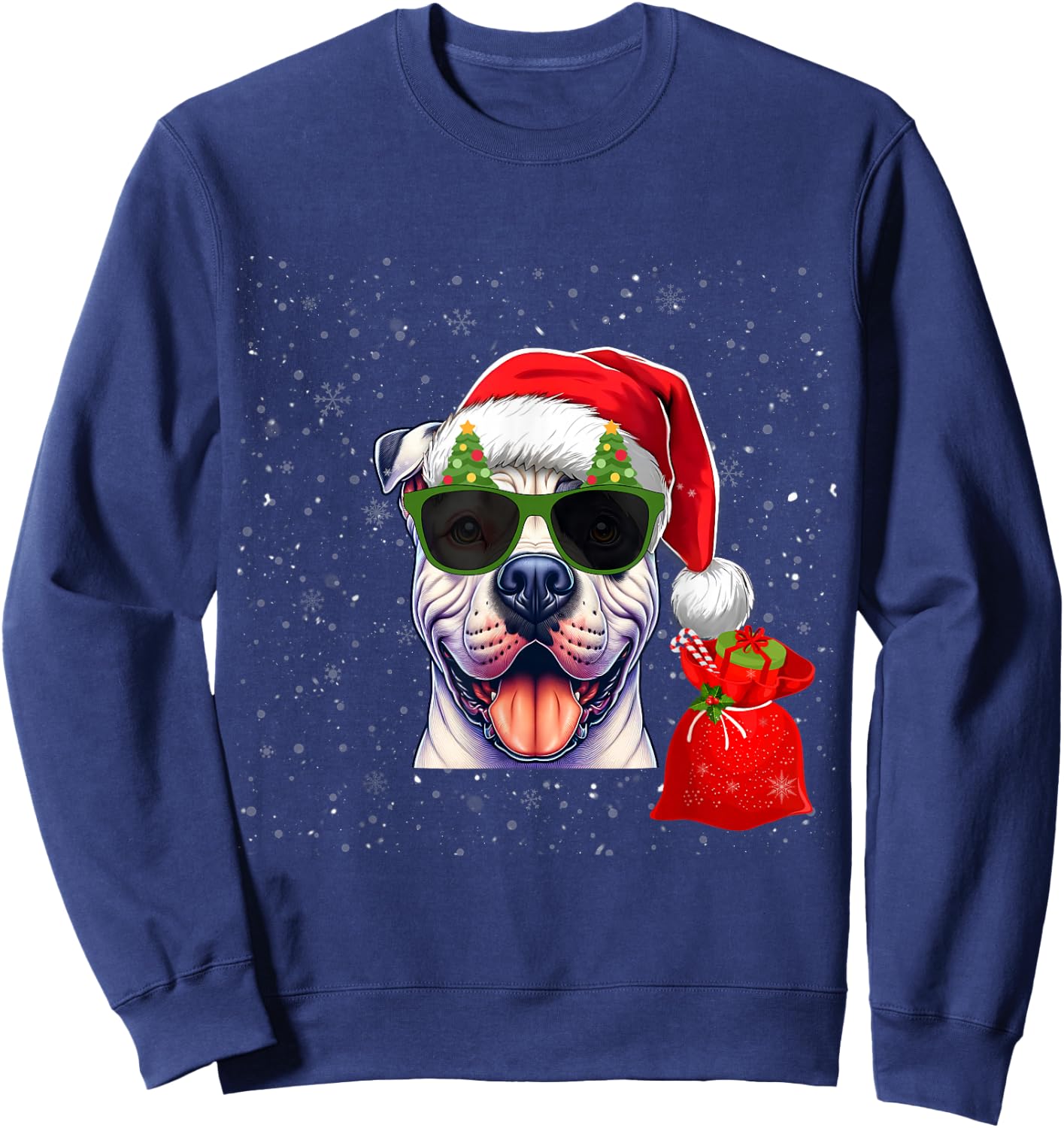 Dogo Argentino Dog Lover Men Women Kids Christmas Sweatshirt - Sweatshirt | Navy