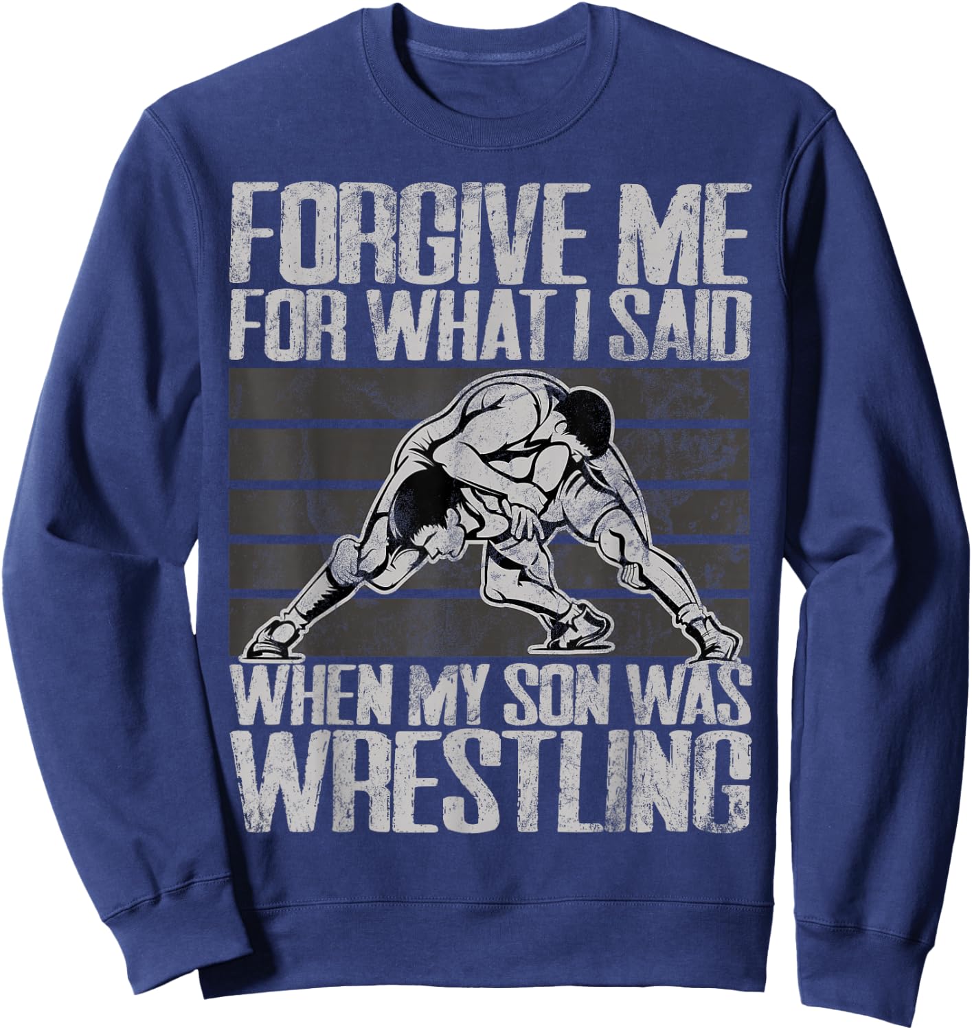 Wrestling Mom Wrestling Moms Sweatshirt - Sweatshirt | Navy