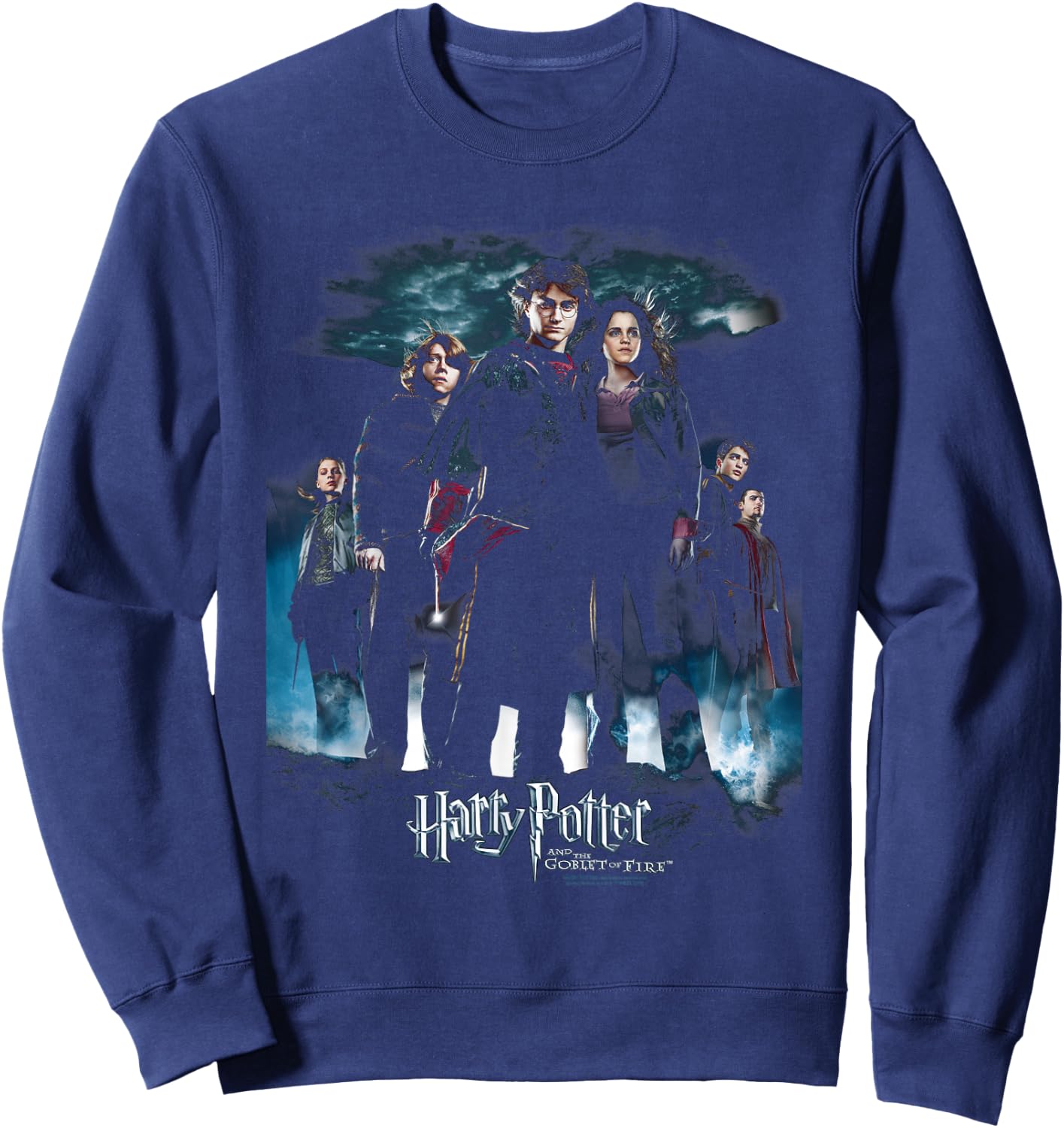 Harry Potter Goblet of Fire Poster Sweatshirt - Sweatshirt | Navy