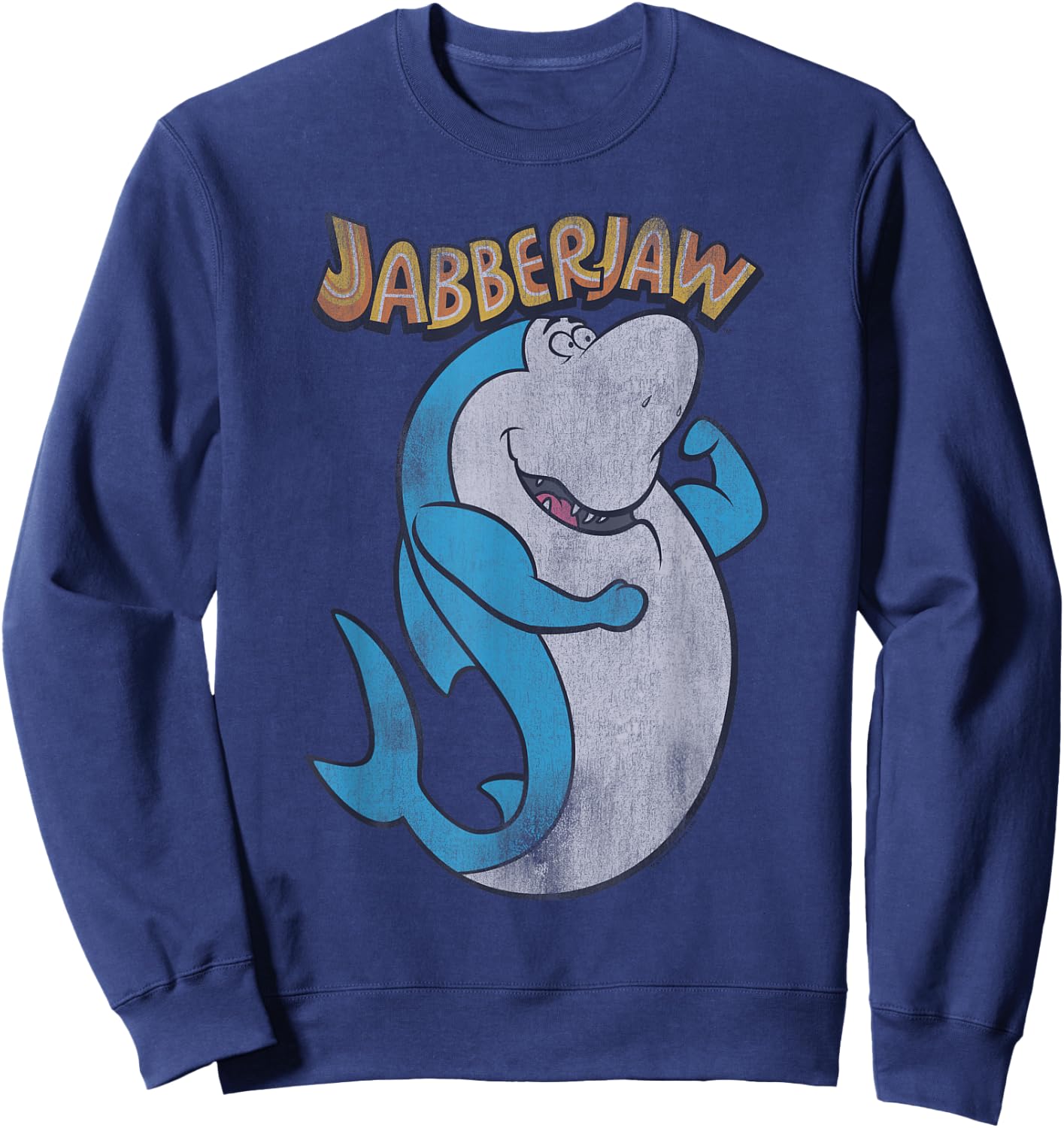 Jabberjaw Distressed Sweatshirt - Sweatshirt | Navy