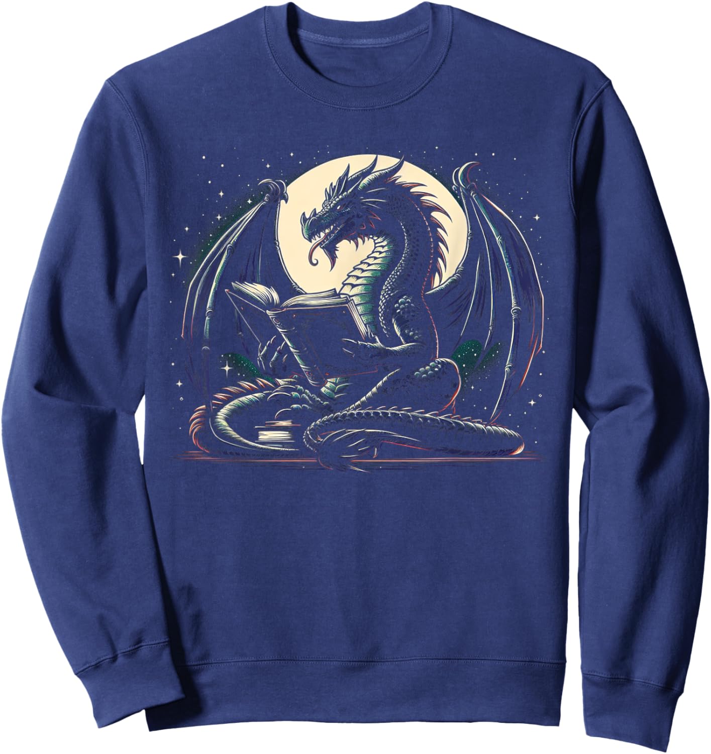 Dragon Chinese Mythical Creature Japanese Sweatshirt - Sweatshirt | Navy