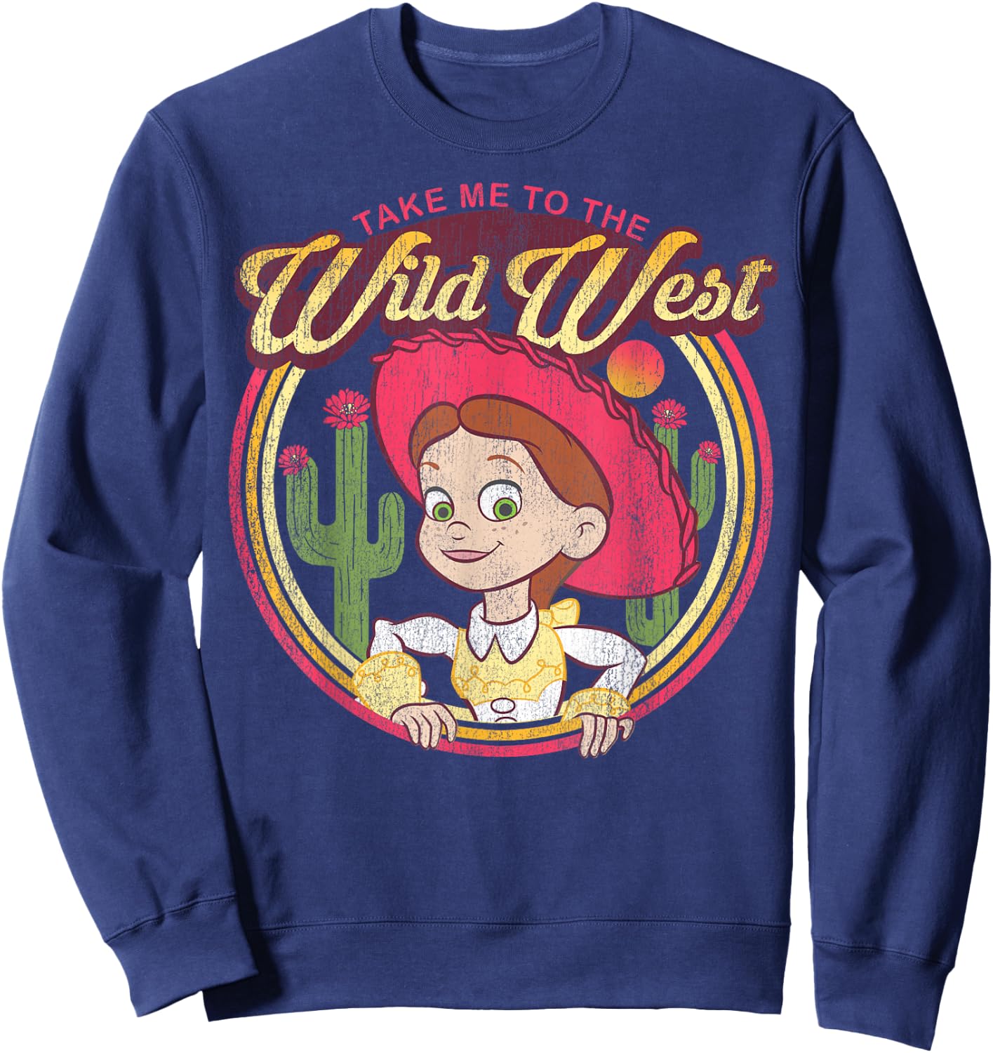Disney Pixar Toy Story Jessie Take Me To The Wild West Sweatshirt - Sweatshirt | Navy