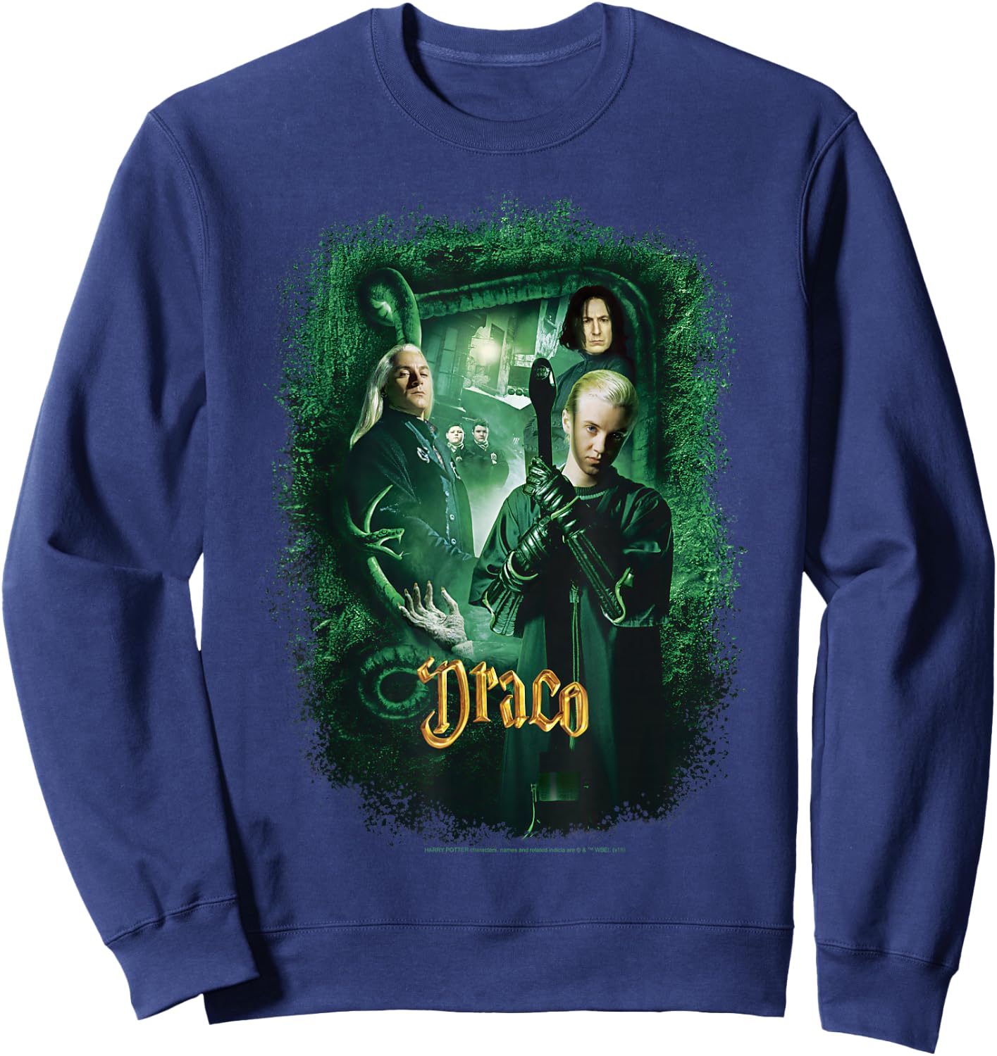 Harry Potter And The Chamber Of Secrets Draco Portrait Sweatshirt - Sweatshirt | Navy