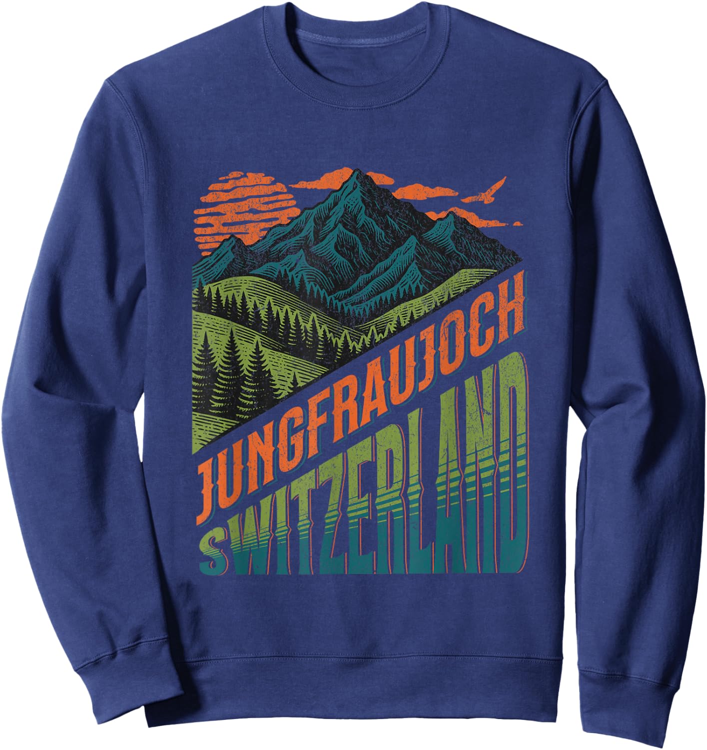 Switzerland Jungfraujoch Souvenir / Jungfraujoch Sweatshirt - Sweatshirt | Navy
